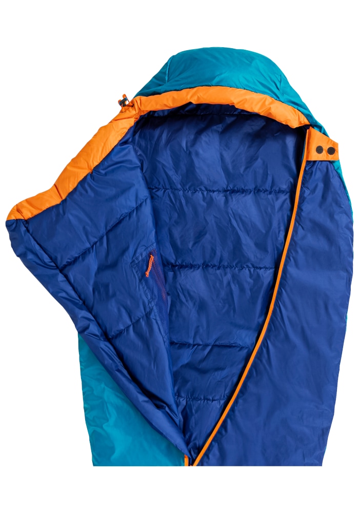 Jack Wolfskin Sac de couchage pour enfants »GROW UP MOONRISE« Sac de couchage enfant, chaud, longueur ajustable