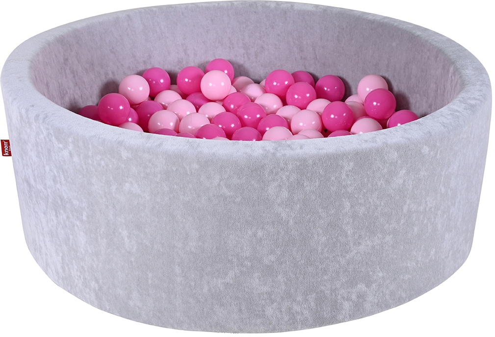 Image of Knorrtoys® Bällebad »Soft, Grey«, mit 300 Bällen soft pink; Made in Europe bei Ackermann Versand Schweiz