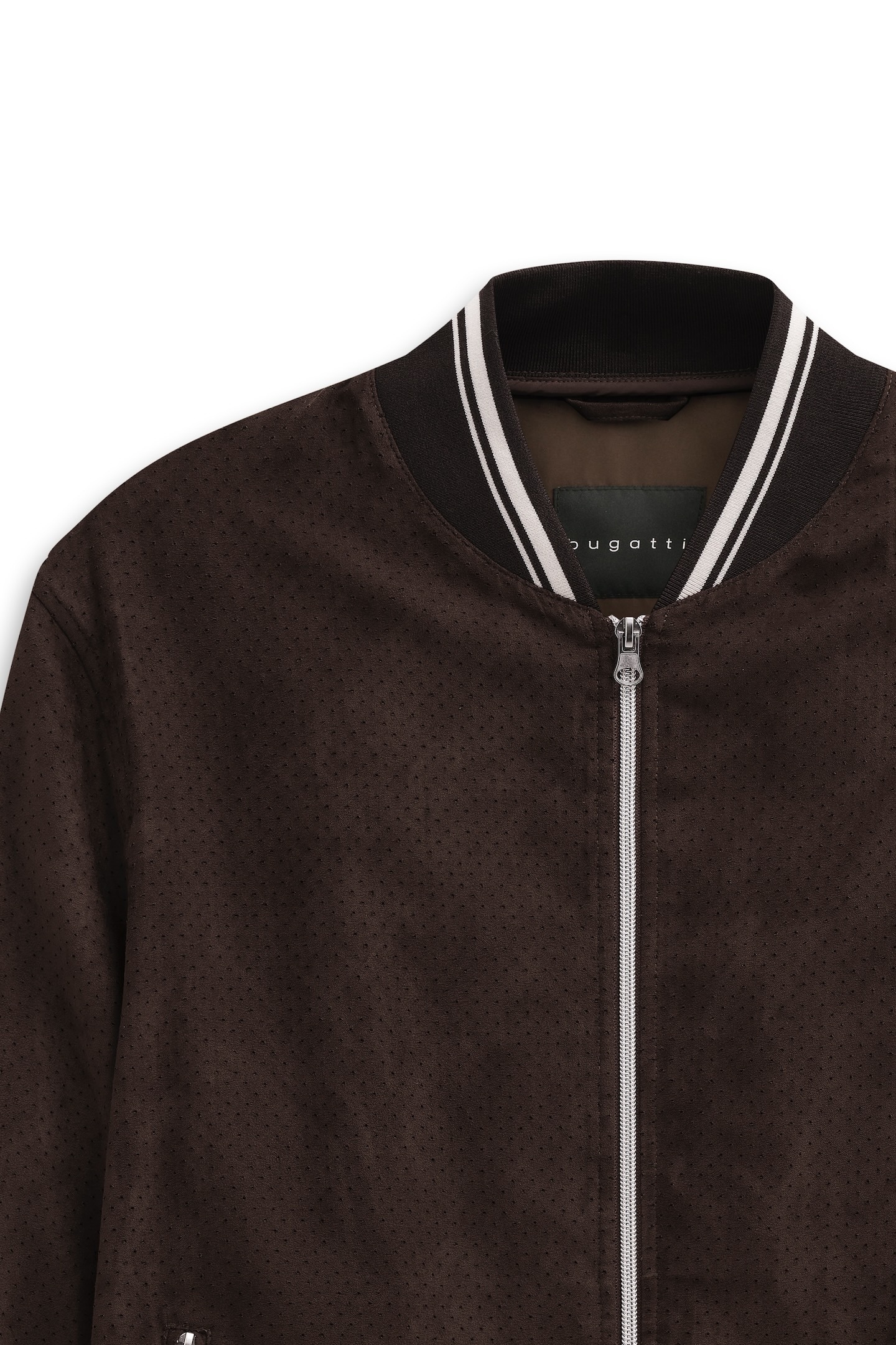 bugatti Collegejacke »Regular Fit« wasserabweisend trotz leicht perforiertem Oberstoff