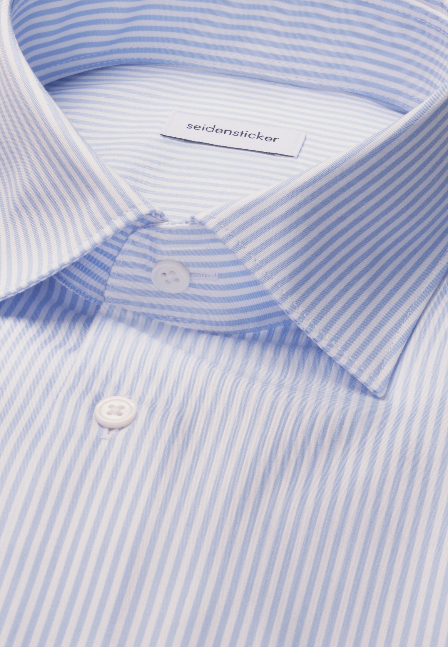 seidensticker Businesshemd »Schwarze Rose« Regular 1/1 Kentkragen Gestreift