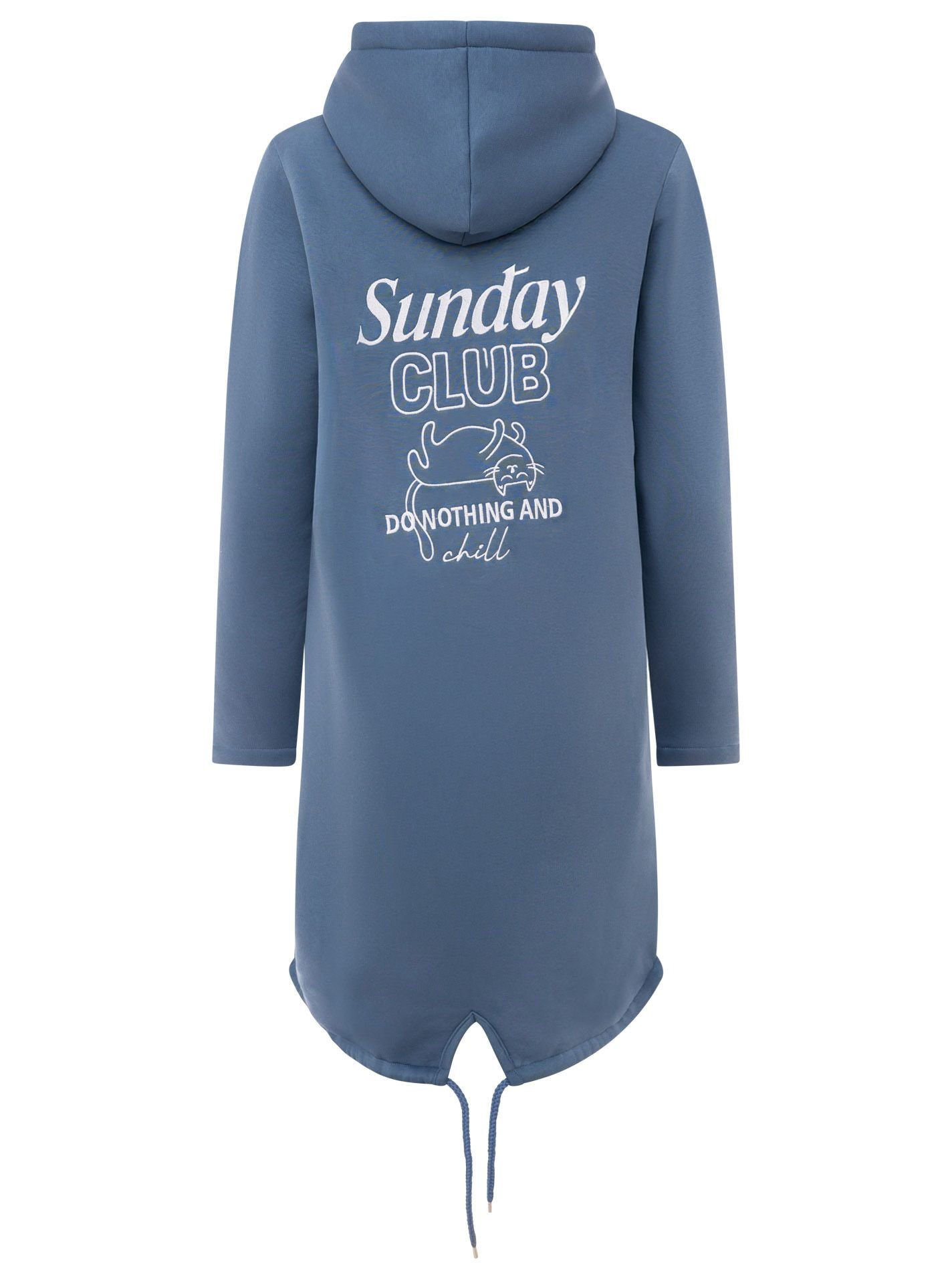 Zwillingsherz Manteau court »"Sunday Club"« mit Stickerei, Taschen und Reissverschluss