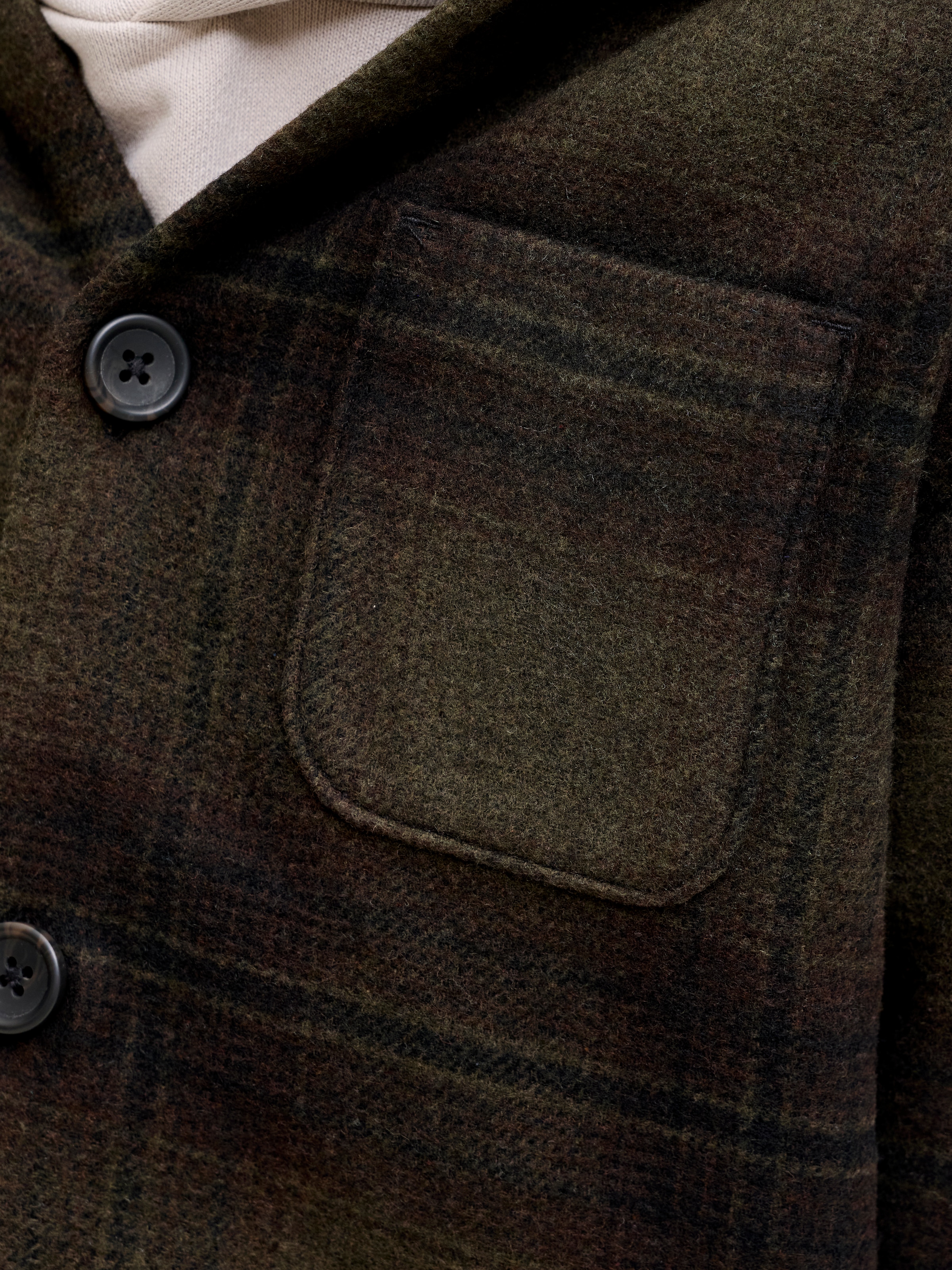 Jack & Jones Junior Langarmhemd »JJESOHO OLLIE OVERSHIRT LS SN JNR« Materialmix, locker geschnitten