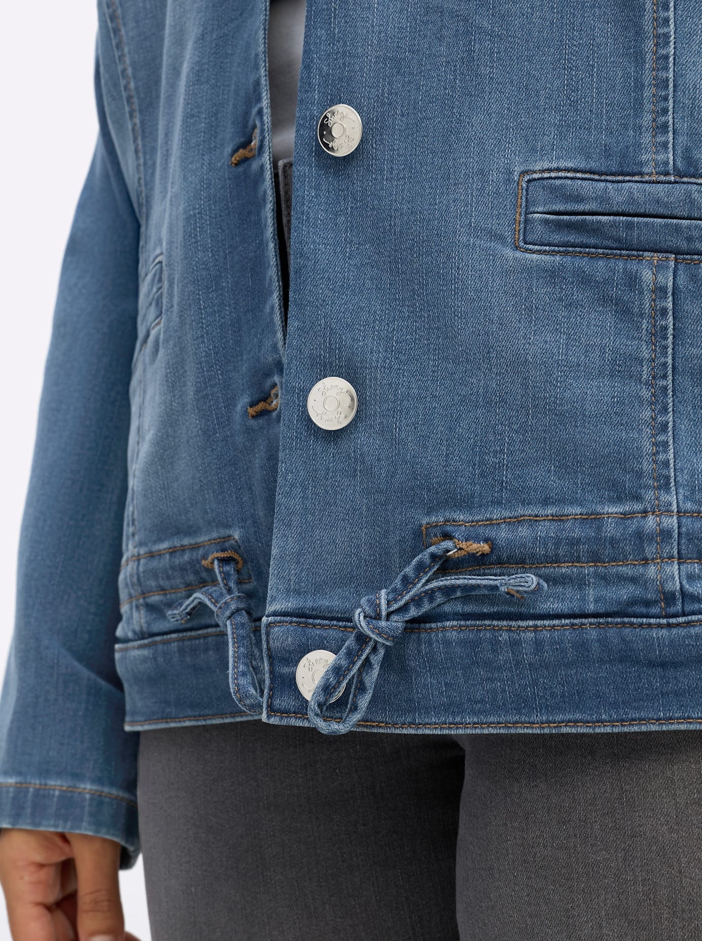 Sheego Blazer en jean »Jeansblazer«