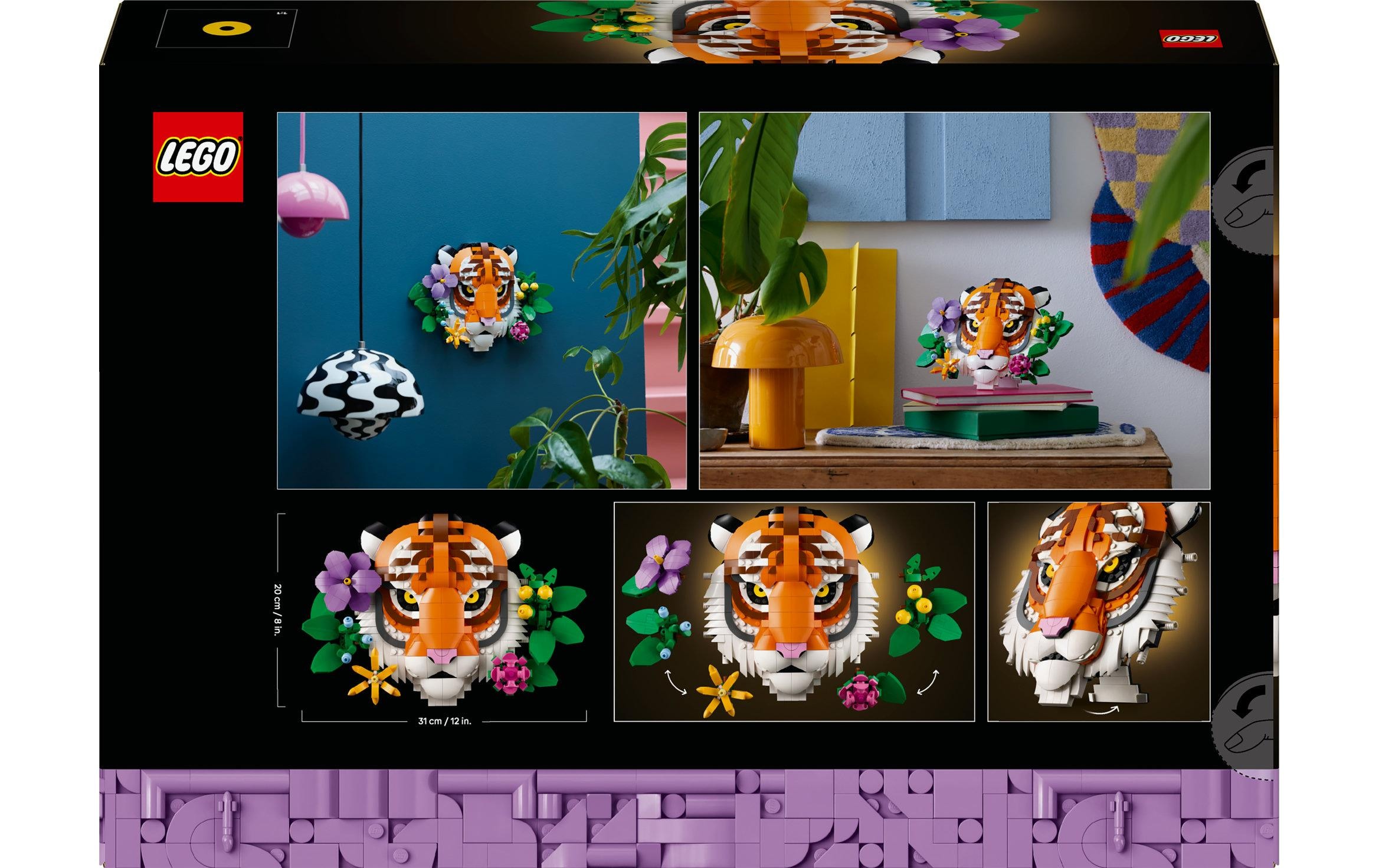 LEGO® Spielbausteine »Art Fauna Collection – Tiger 31217«, (744 St.)