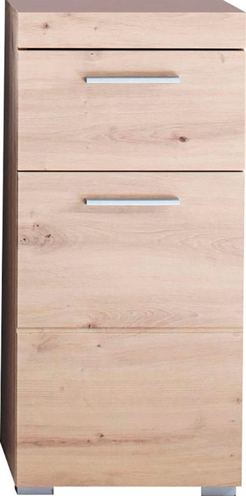 Image of welltime Unterschrank "Avena" Badezimmerkommode mit 1 Schublade und 1 Tür - Masse (B/T/H) 37/31/79 cm