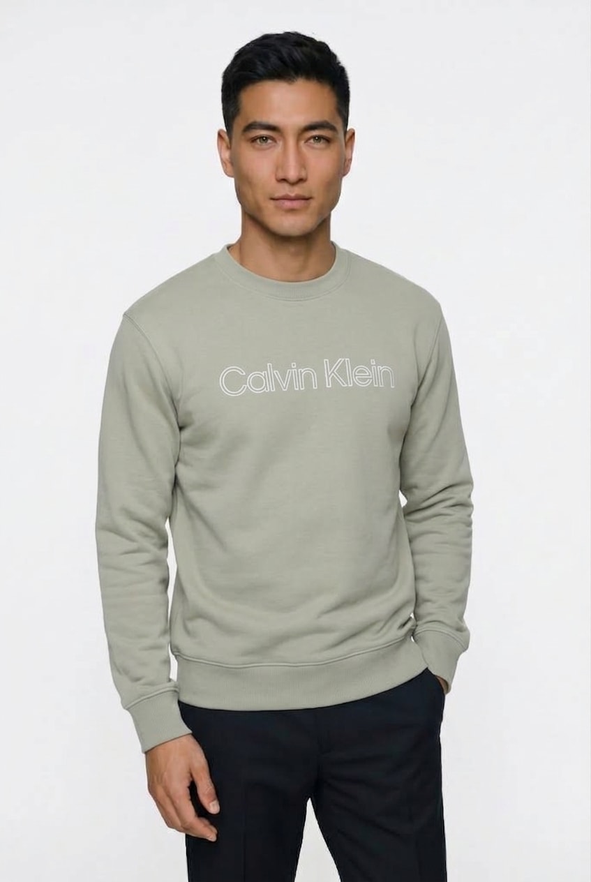Calvin Klein Jeans Sweatshirt , Rundhalsausschnitt, Regular Fit, Druck
