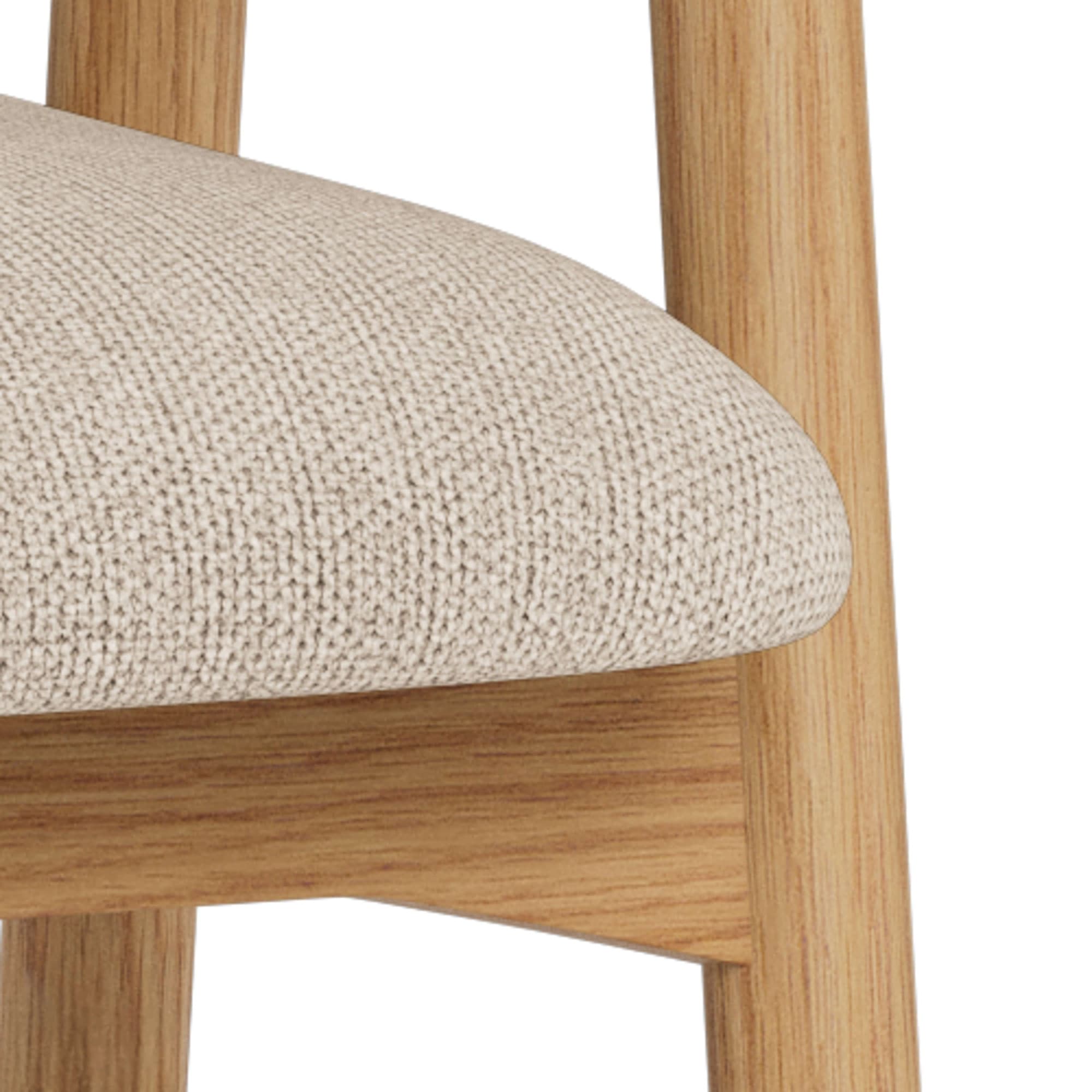 ACTONA GROUP Tabouret de bar »Addi, Counterstuhl« Chaise, sable Caso, avec repose-pieds