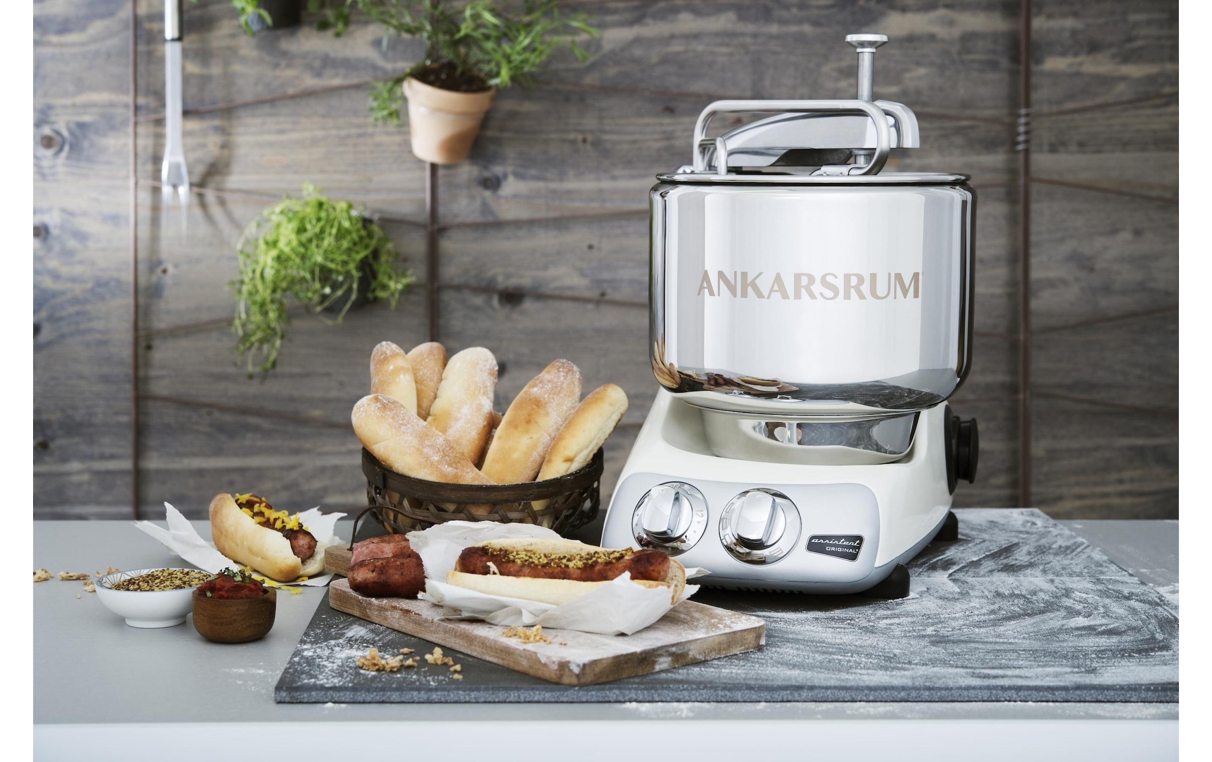 Küchenmaschine »Ankarsrum AKM6230MW, Weiss,«