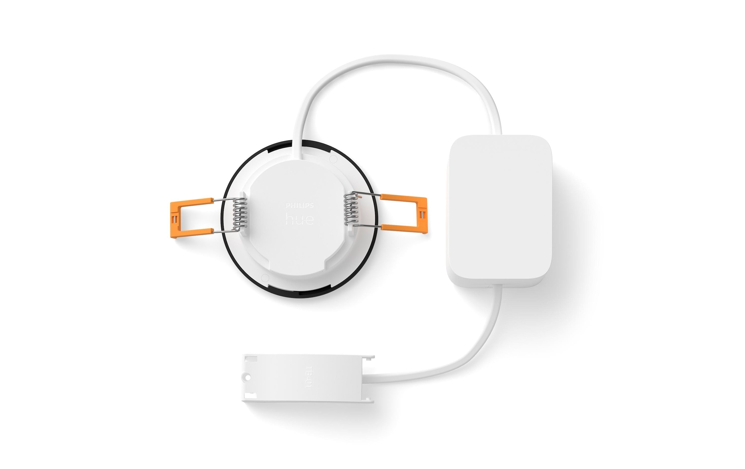 Philips Hue Spot de plafond »Philips Hue Deckenleuchte WCA Slim Recessed LED Spot S 3er« RVB | blanc chaud - blanc froid