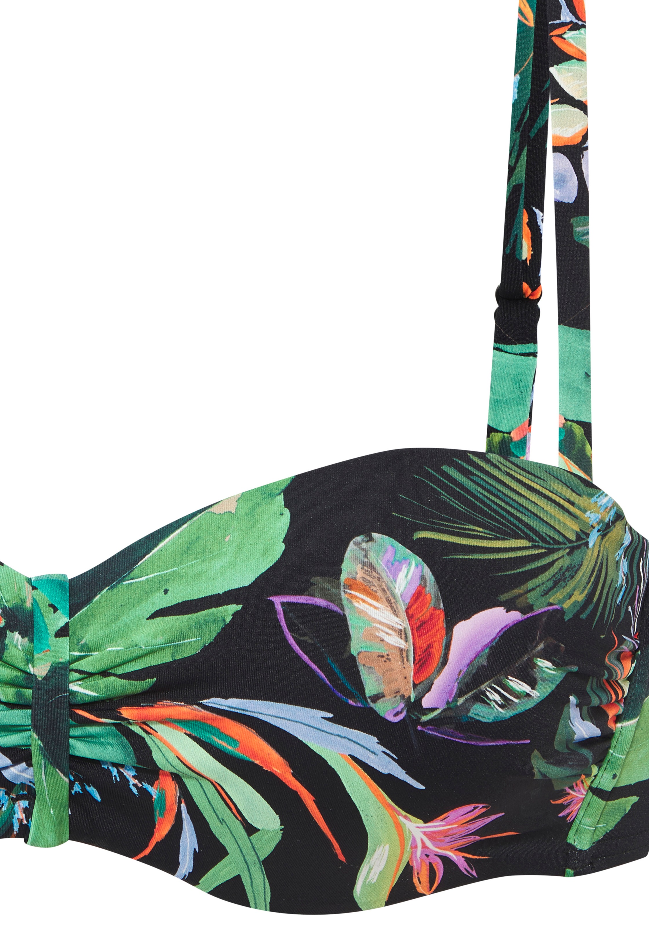 Venice Beach Bügel-Bandeau-Bikini-Top »Sandrine« mit buntem Blumenprint