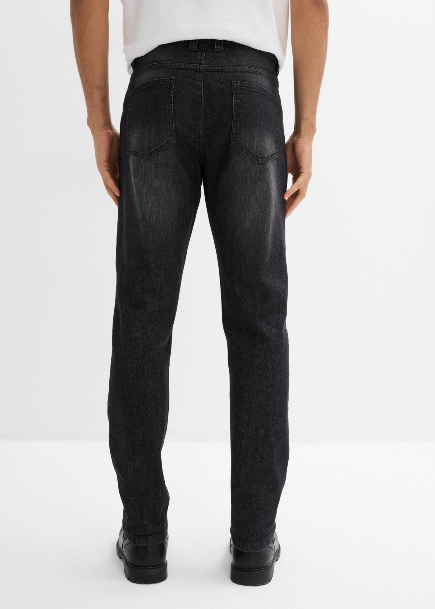 bonprix Slim-fit-Jeans »Leichte Slim Fit Stretch-Jeans, Straight« mit leichter Waschung