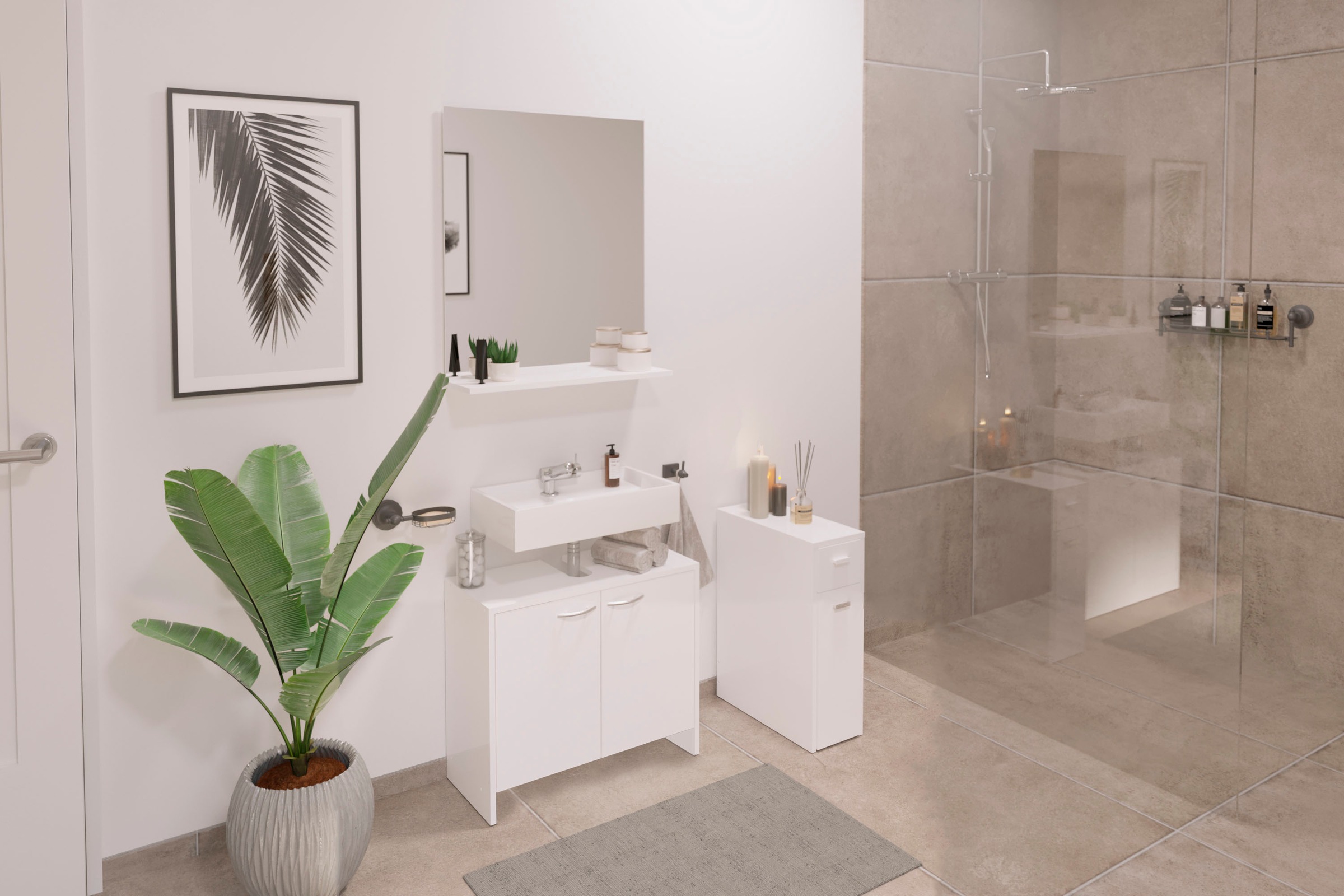 FMD Waschbeckenunterschrank »Marbella«