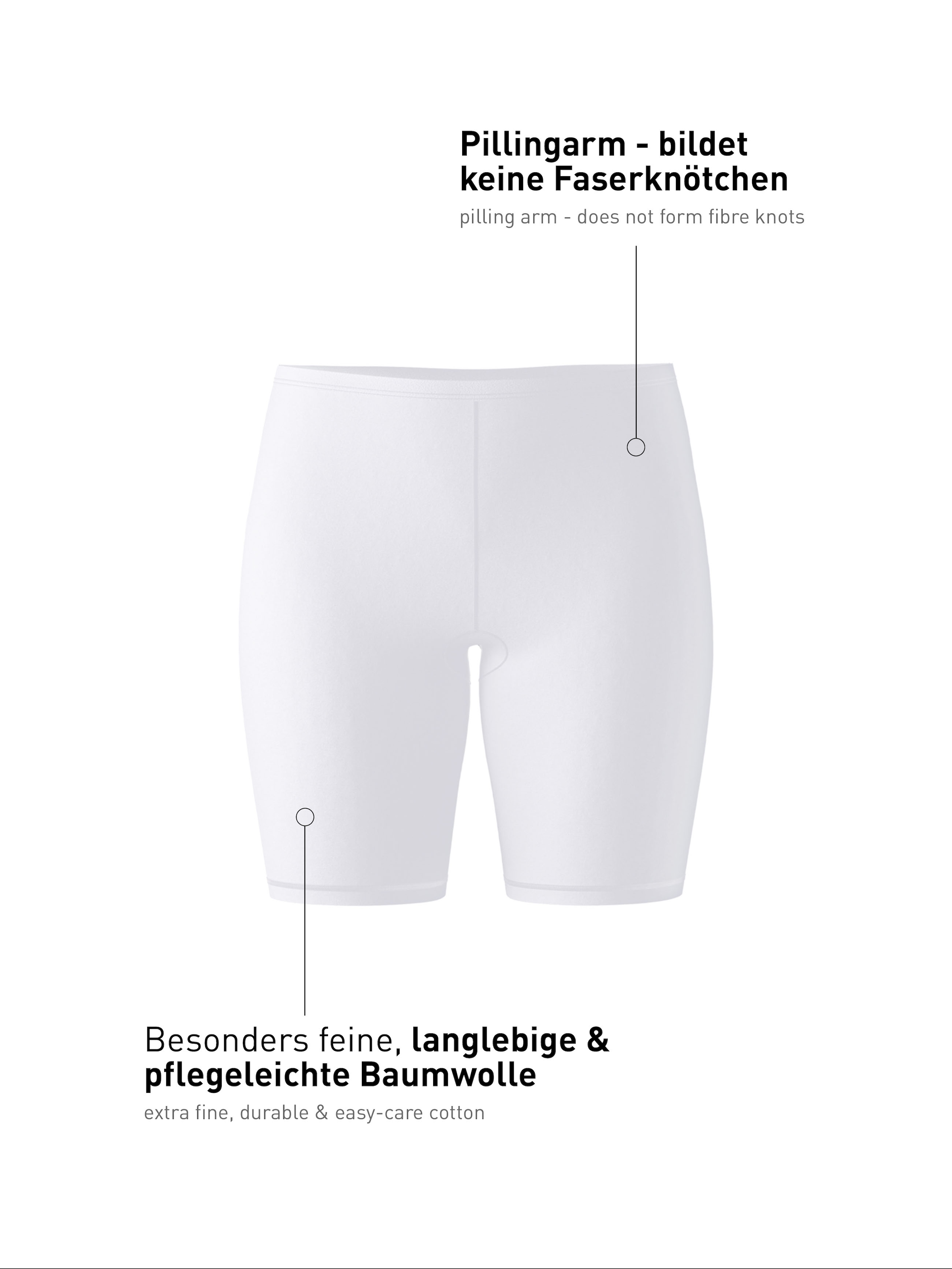 CALIDA Lange Unterhose »Natural Comfort« Single Jersey Qualität, elastisch, langes Bein, weich, Baumwoll-Mix