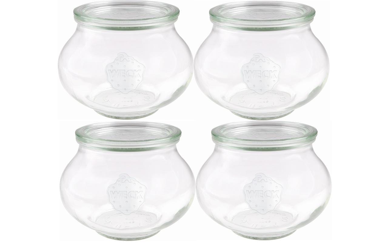 Image of WECK Einmachglas "1000 ml, 4 Stück" 4 Stk. tlg.