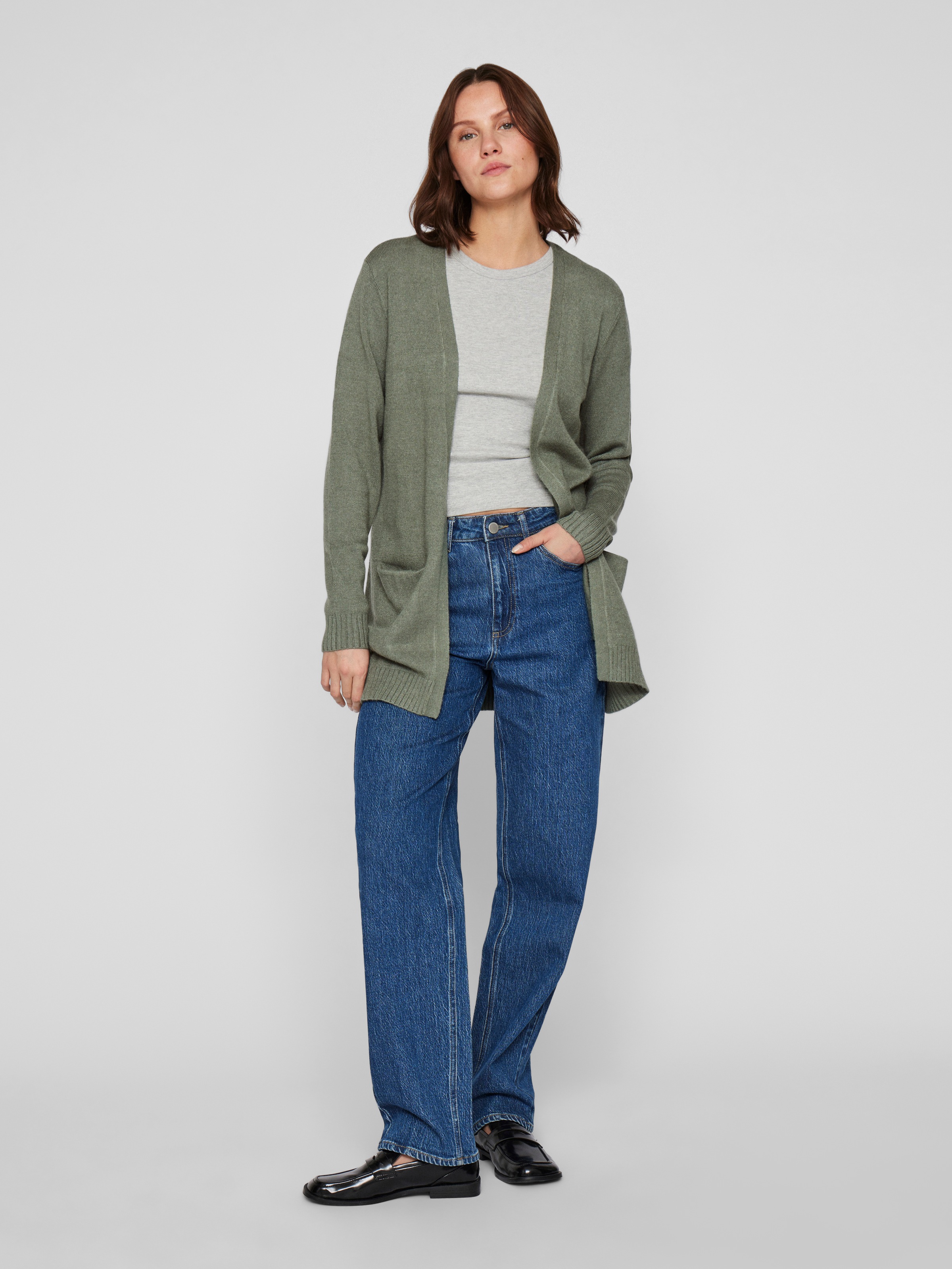 Vila Strickjacke »VIRIL OPEN L/S KNIT CARDIGAN - NOOS«