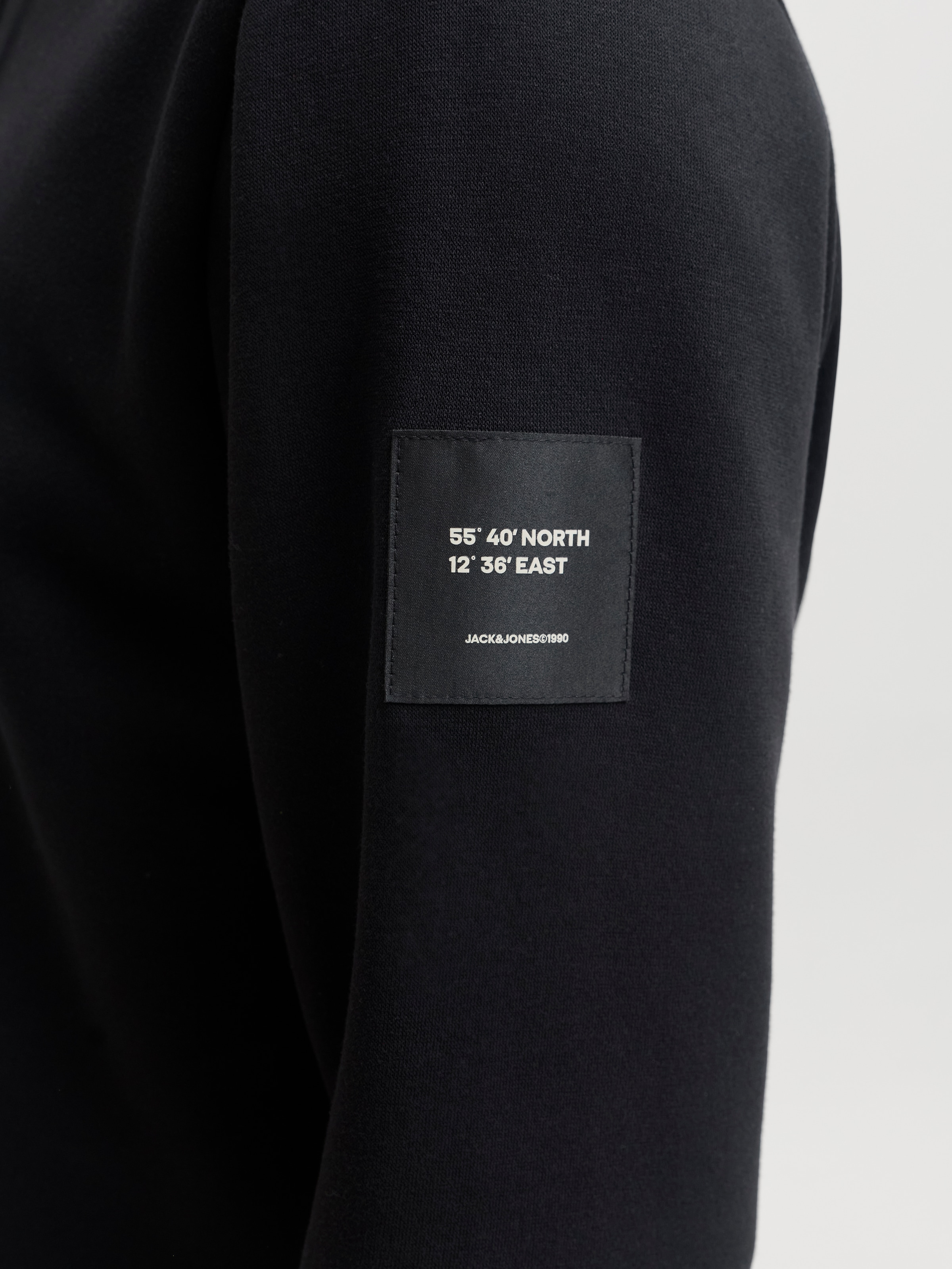 Jack & Jones Kapuzensweatshirt »JJCLEVELAND SWEAT HOOD SN«, Materialmix, regular fit
