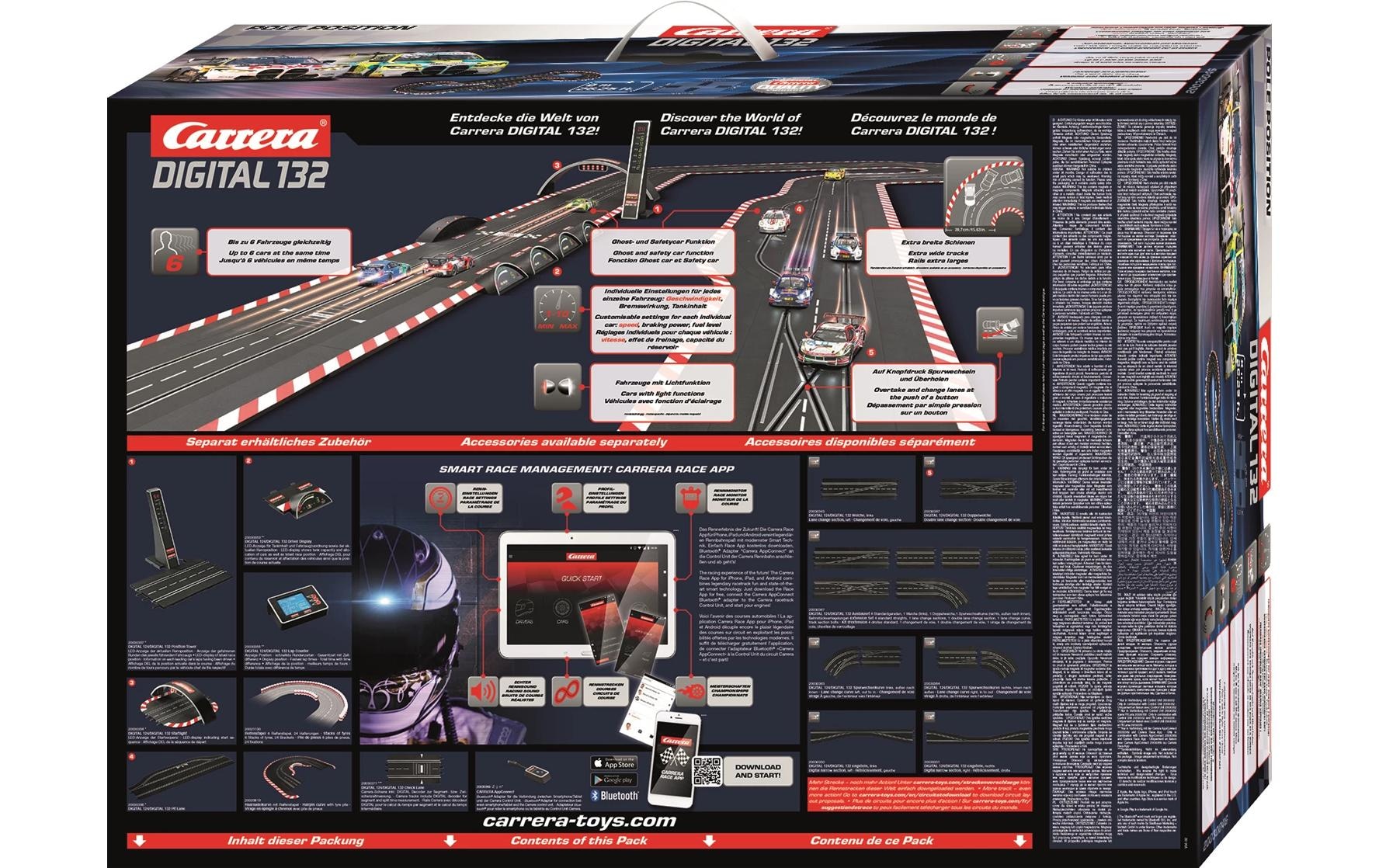 Carrera® Circuit de voitures »DIG 132 Pole Position / 5,7 m«