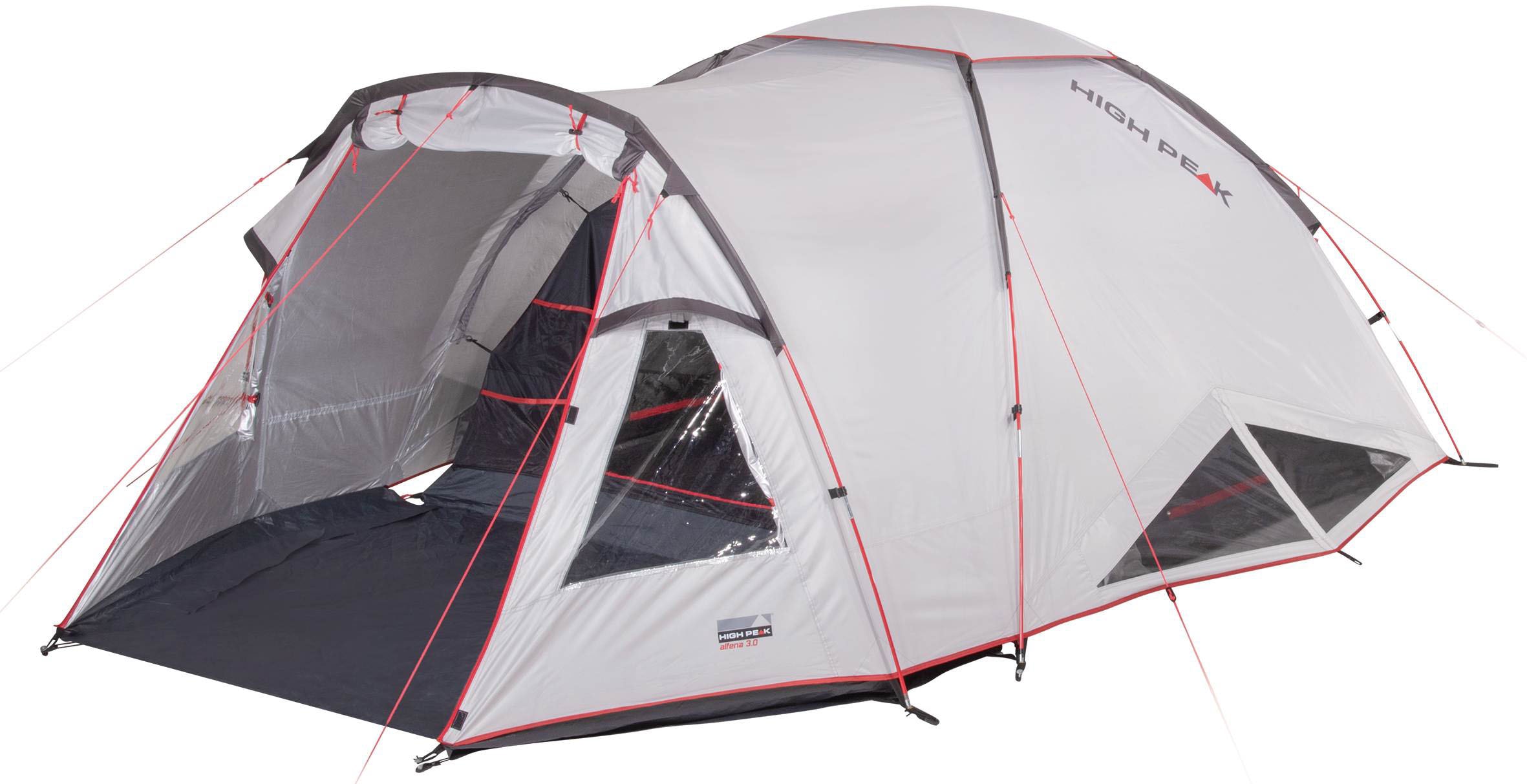 High Peak Kuppelzelt »Zelt Alfena 3.0«, 3 Personen, (mit Transporttasche)