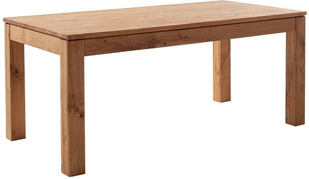 MCA furniture Esstisch »ETNA 4-Fuss Tisch« Einzelstück,  Massivholz,durchgehende Lamelle,Stollenfuss 10x10cm,Tischplatte 2,5cm