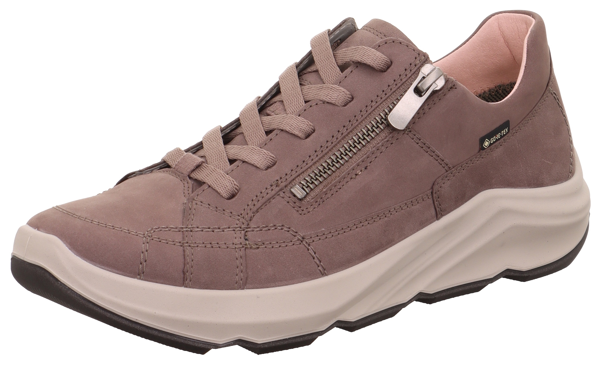 Legero Sneaker »BLISS«, Schnürschuh, Komfortschuh mit gepolstertem Schaftrand