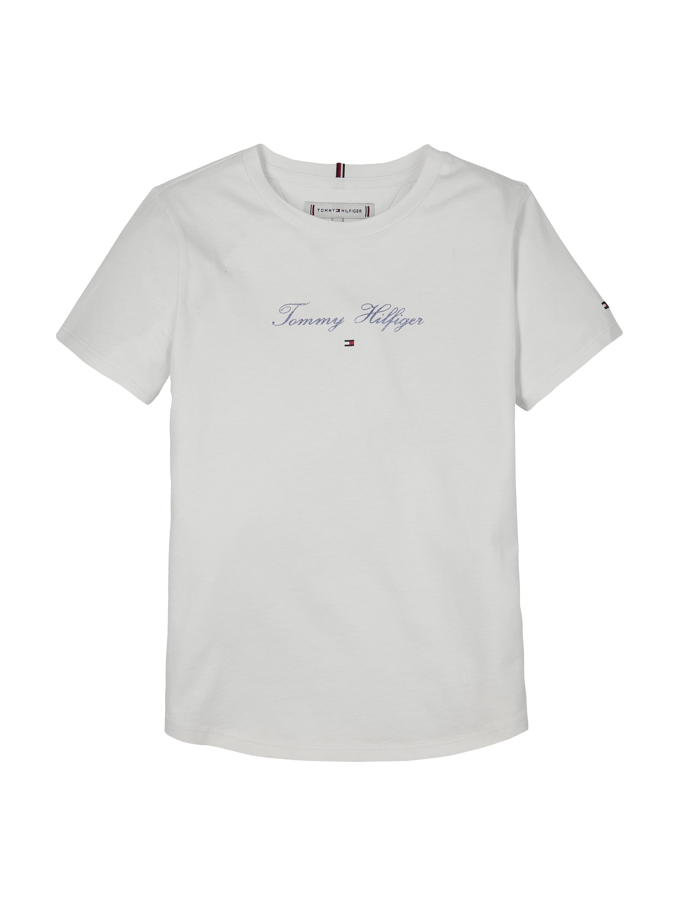 Tommy Hilfiger T-Shirt, mit glitzerndem Schriftzug
