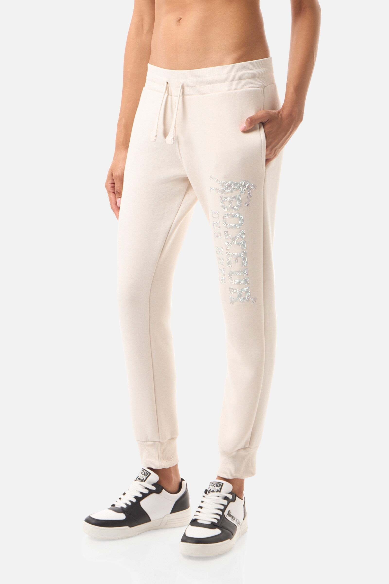 BOXEUR DES RUES Sweatpants »BOXEUR DES RUES Jogginghose Rhinestone Regular«