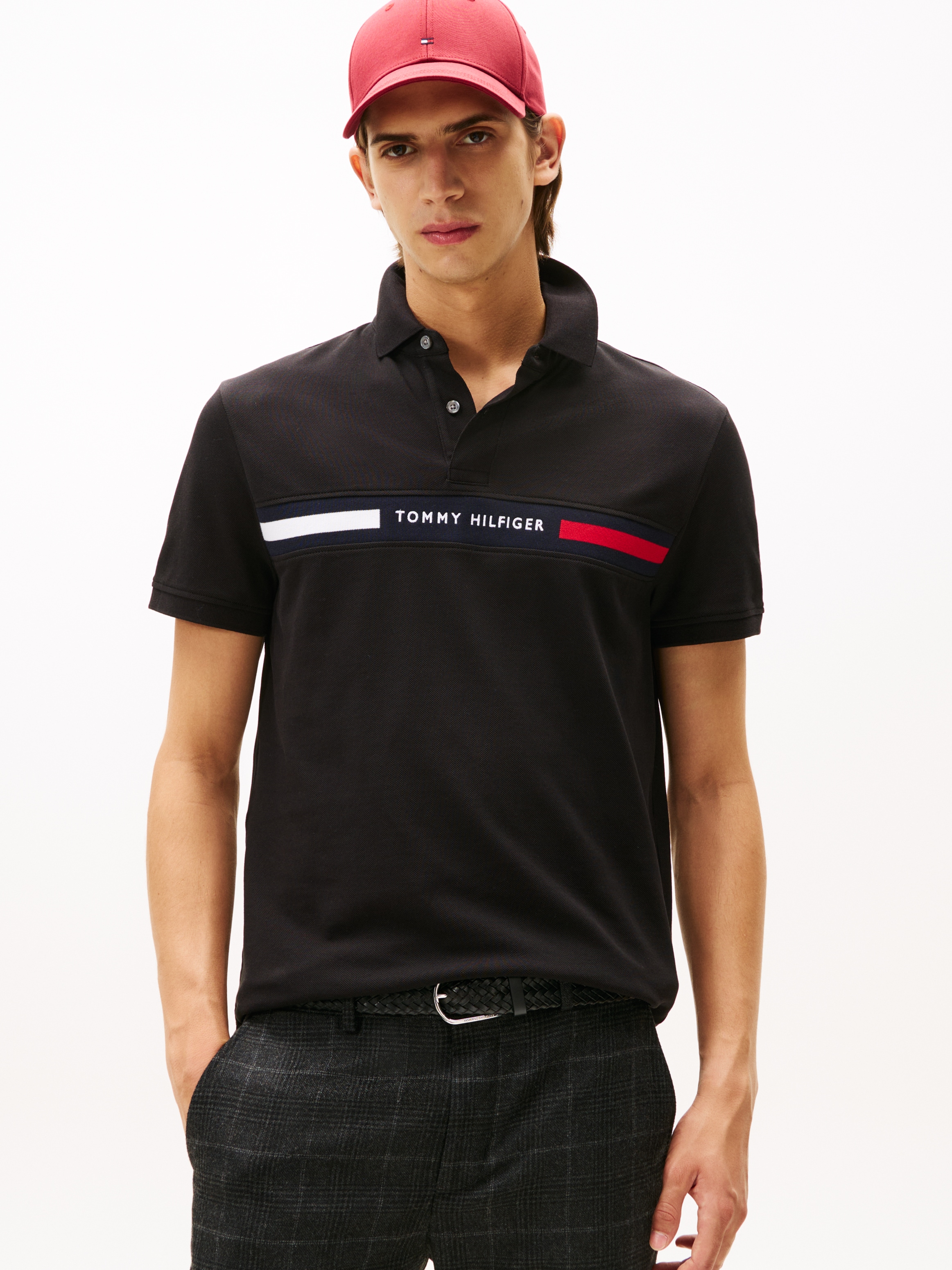 Image of Tommy Hilfiger Poloshirt "HILFIGER CHEST INSERT REG POLO"