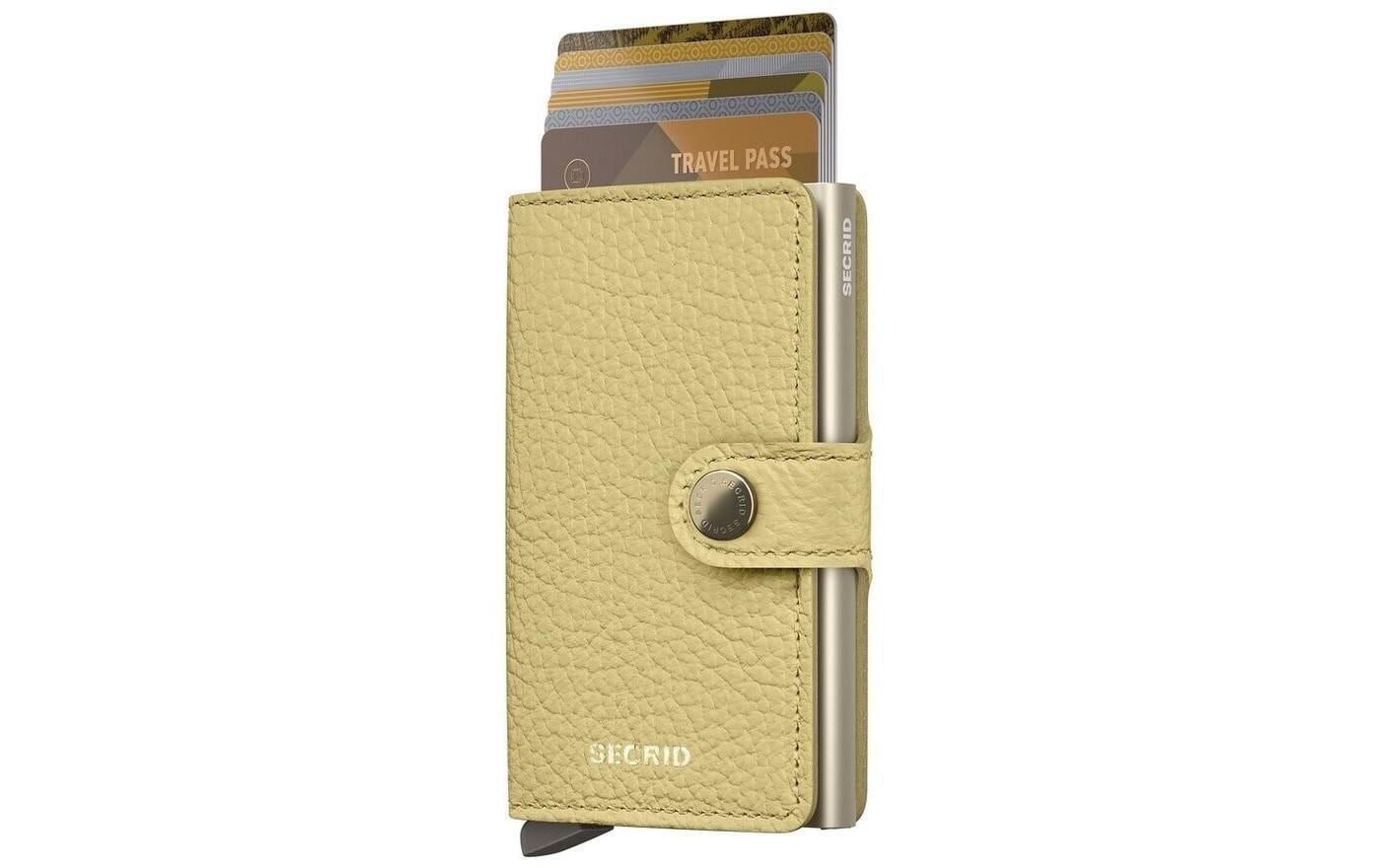 SECRID Portafoglio - Miniwallet Pebble giallo burro giallo