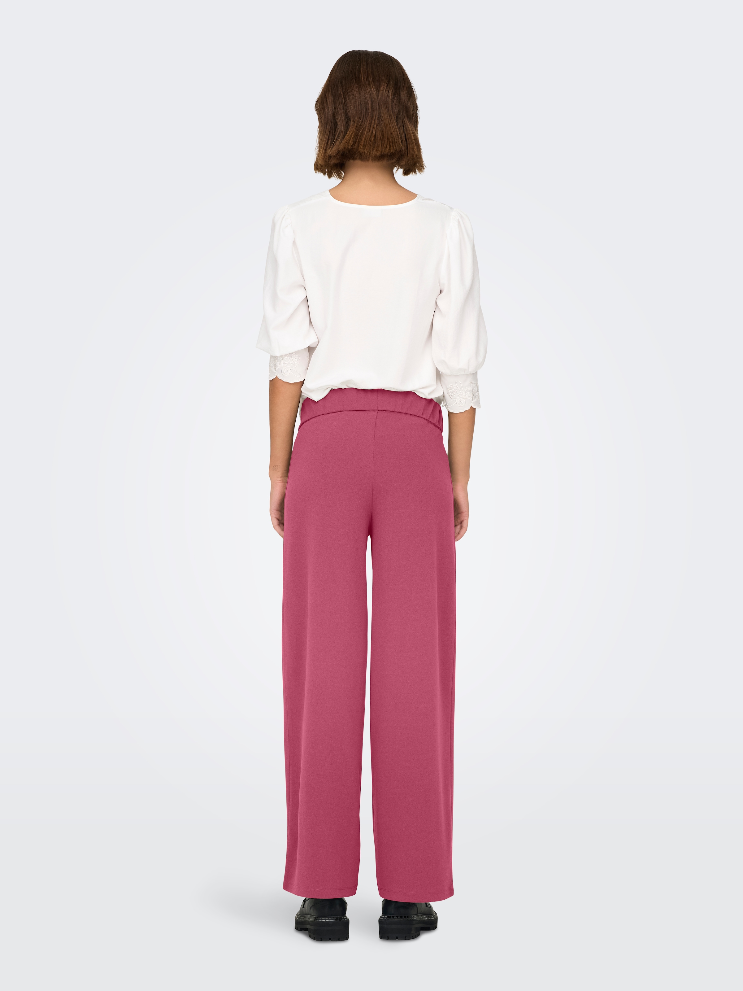 JDY Pantalon à enfiler »JDYLOUISVILLE CATIA WIDE PANT JRS NOOS«  mélange de matériaux