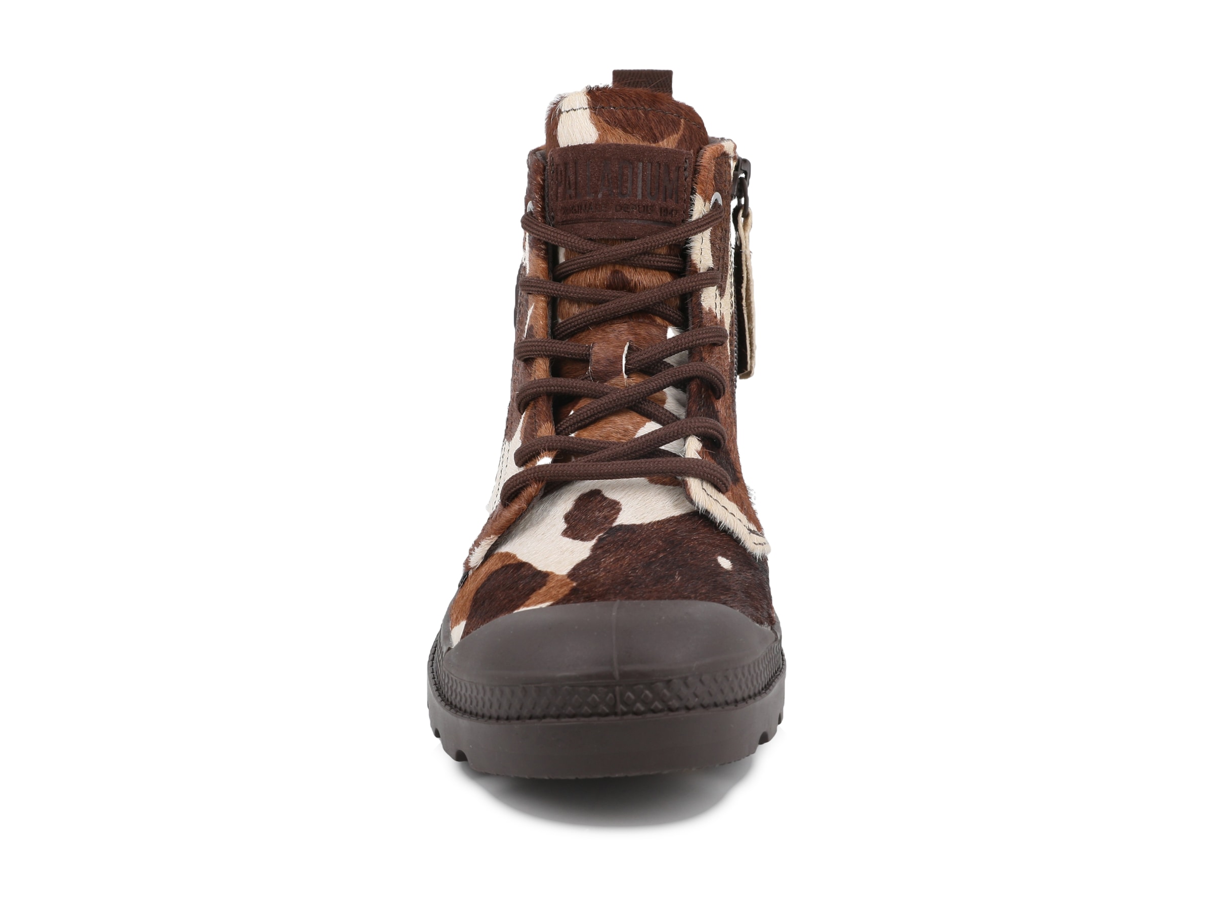 Palladium Bottines à lacets »PAMPA HI ZIP PONY«  Obermaterial in Ponyfell-Optik