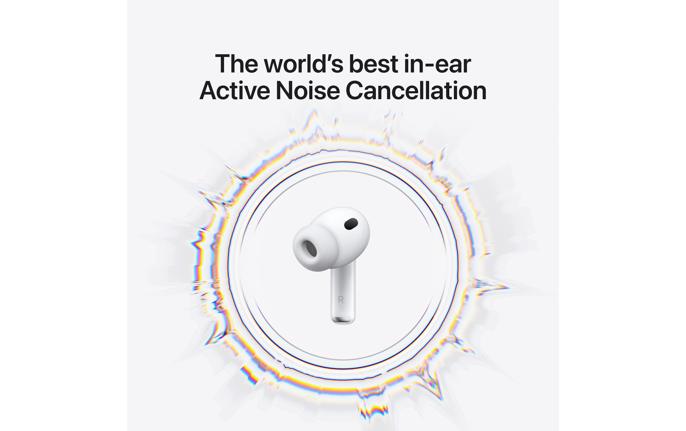 Apple Ecouteurs intra-auriculaires »True Wireless In-Ear-Kopfhörer AirPods Pro 3 USB-C« Geräuschunterdrückung, Touch-Steuerung an der Ohrmuschel, Mikrofon