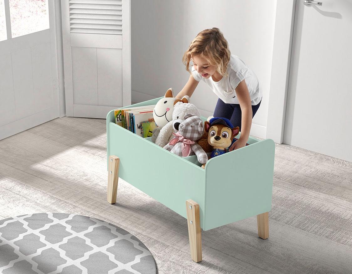 Vipack Spielzeugtruhe »Kiddy«, (Made in Europe), MDF-Oberfläche