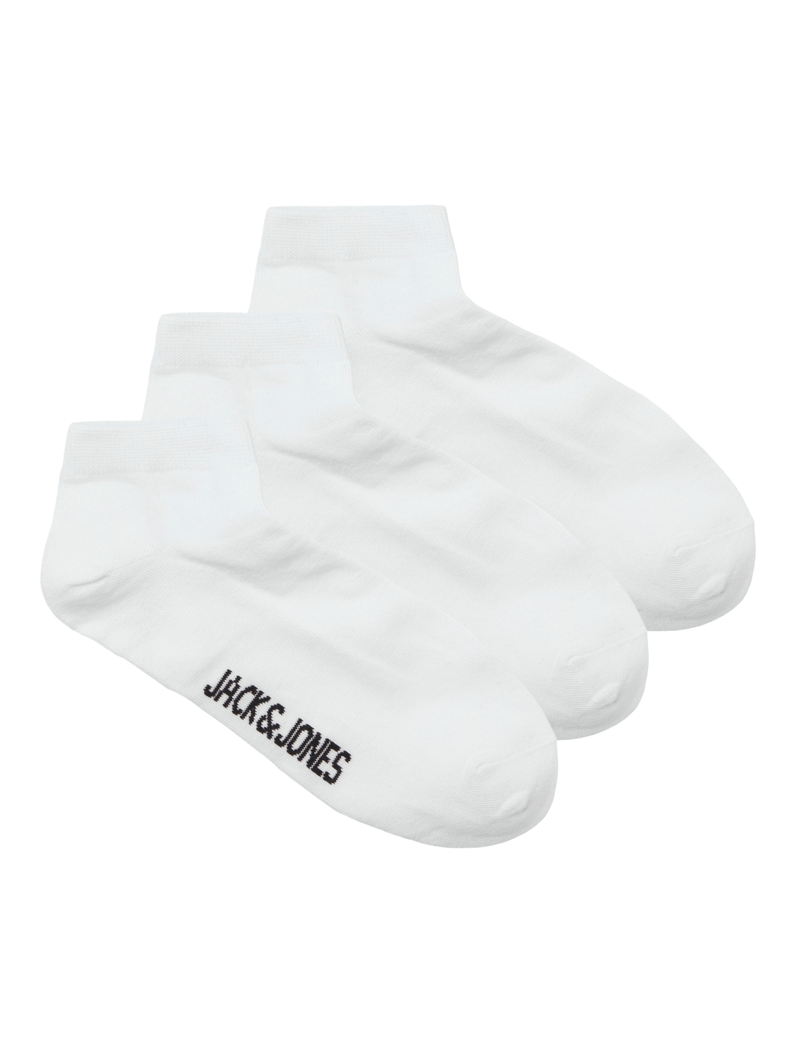 Image of Jack & Jones Sneakersocken "JACLOUIS – Sockenpackung mit Stretch-Anteil, Einheitsgrösse" Packung, 3 Paar tlg. unifarben, casual