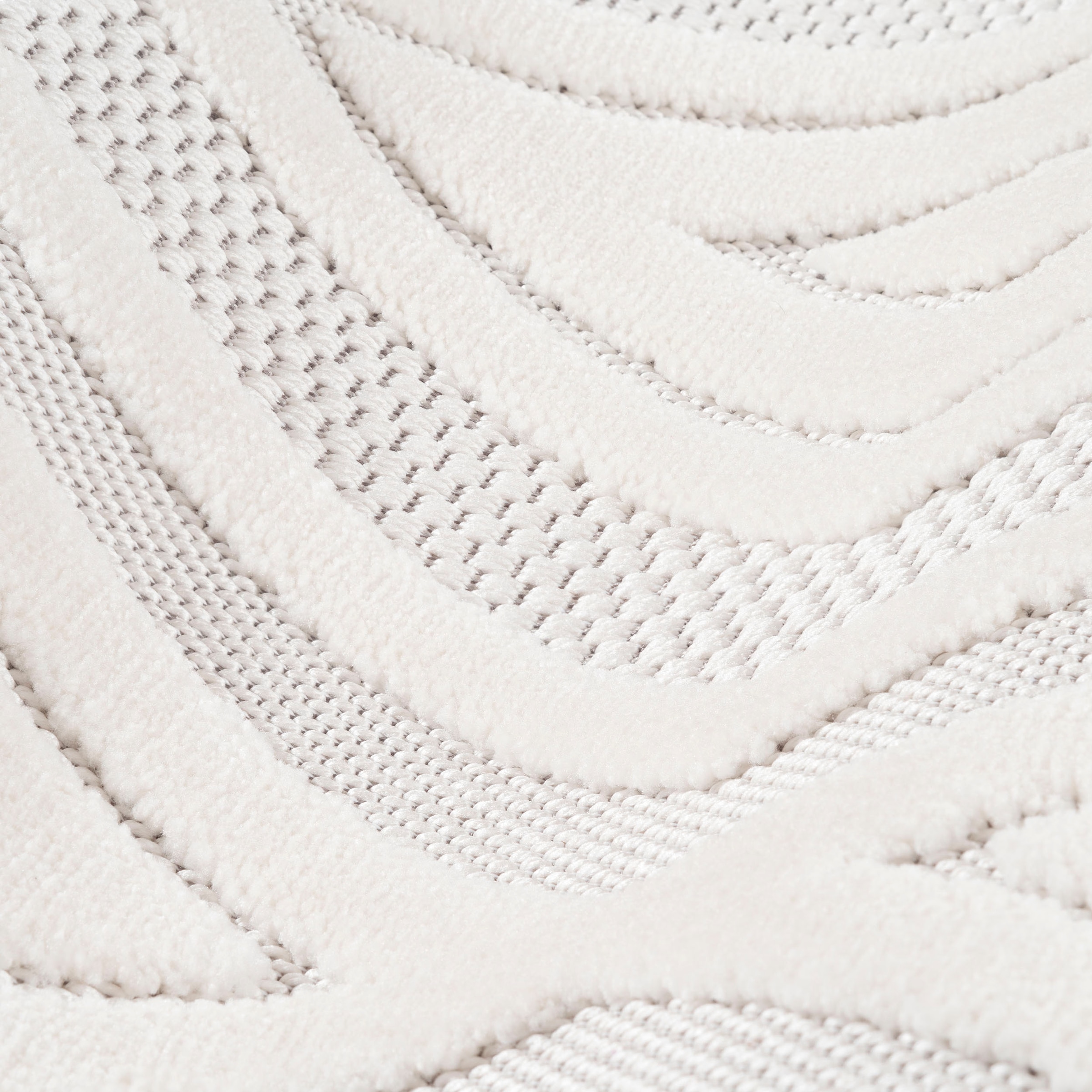 Sehrazat Teppich »Scandi 9850«, rechteckig, 10 mm Höhe, Kurzflor, Läufer, 3 D Effekt, Hoch Tief Struktur, Wohnzimmer