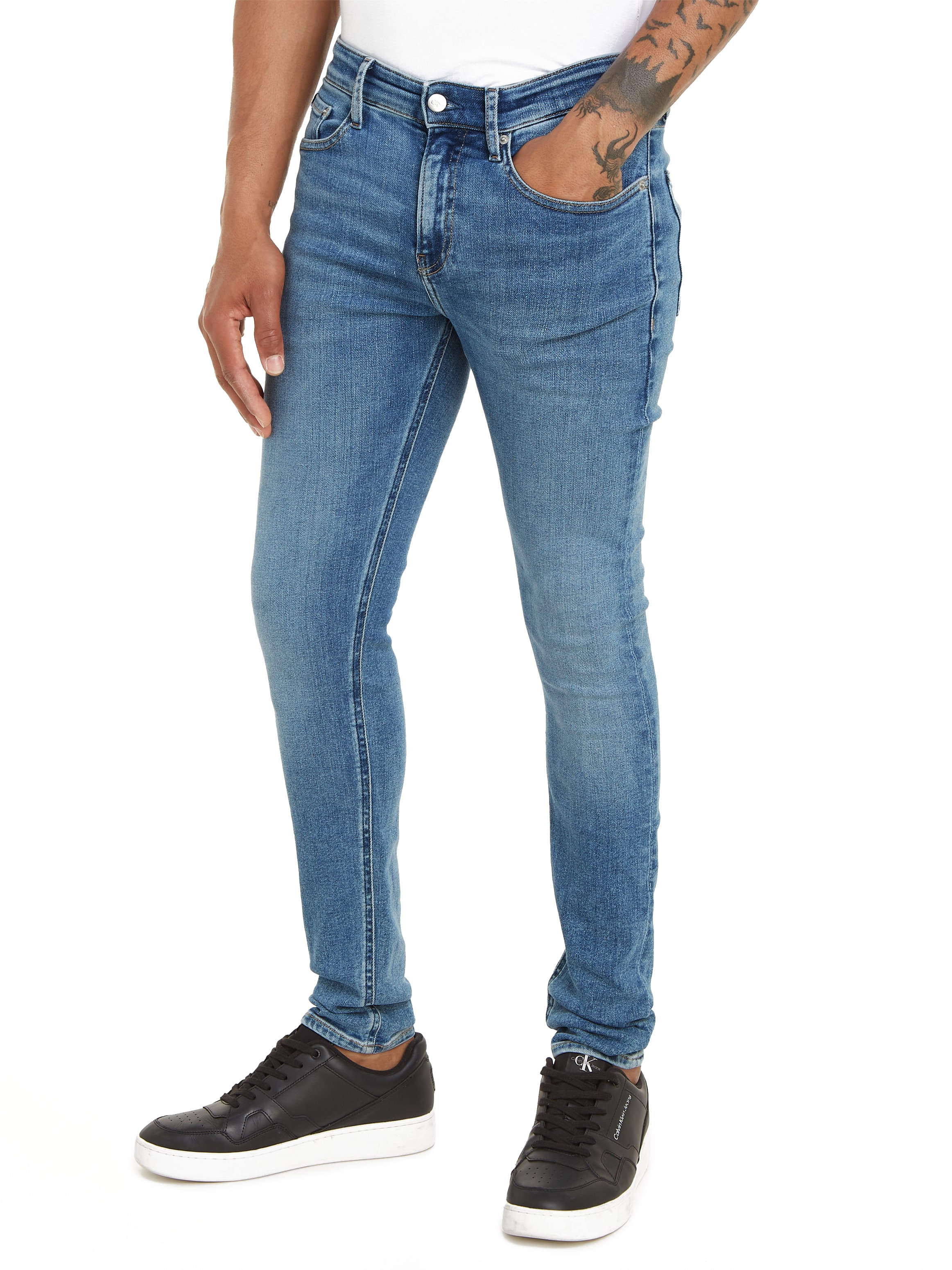 Calvin Klein Jeans Skinny-fit-Jeans »SKINNY«, in klassischer 5-Pocket-Form