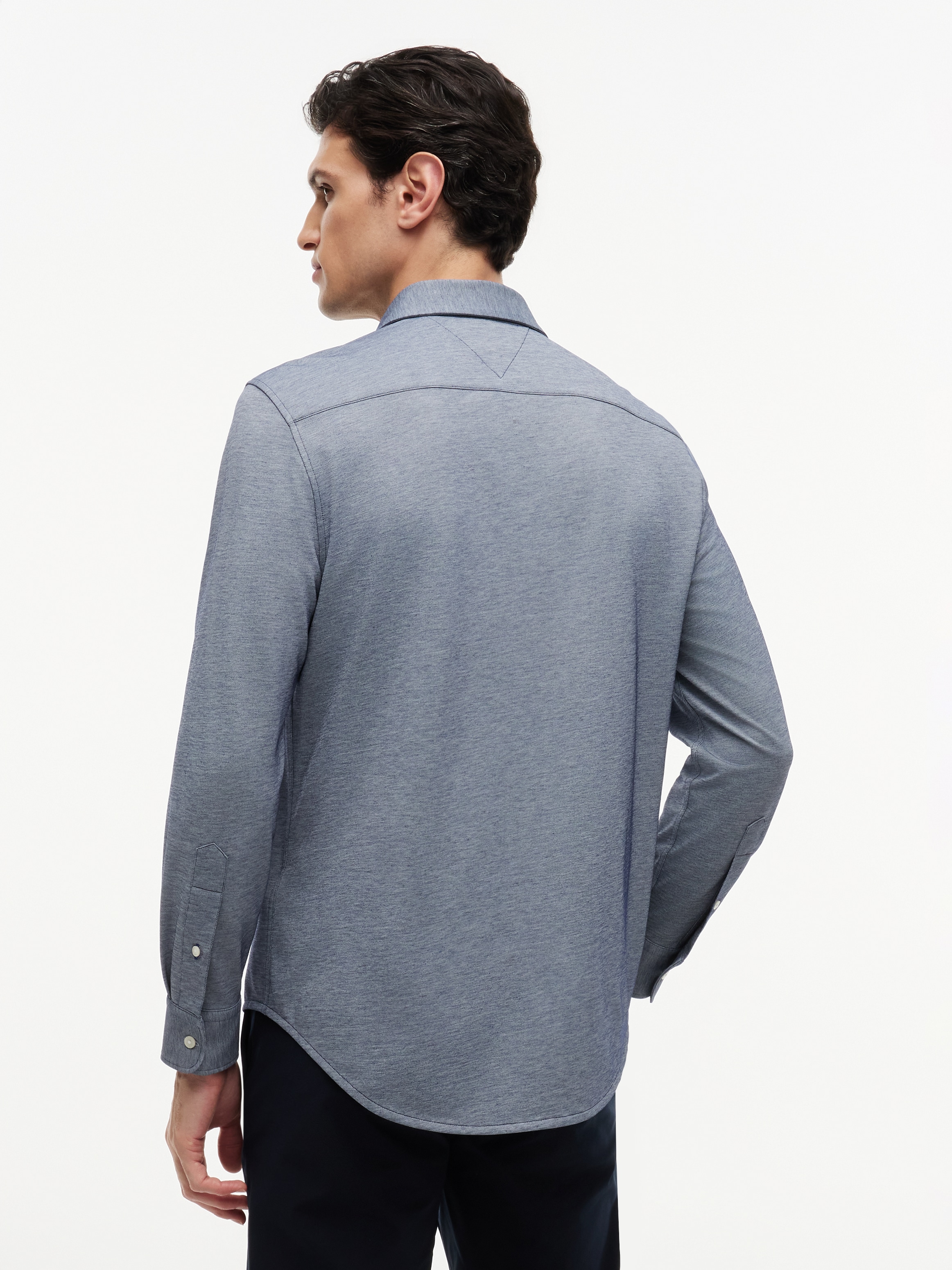 Tommy Hilfiger Langarmhemd »PERFORMANCE PIQUE OXFORD«