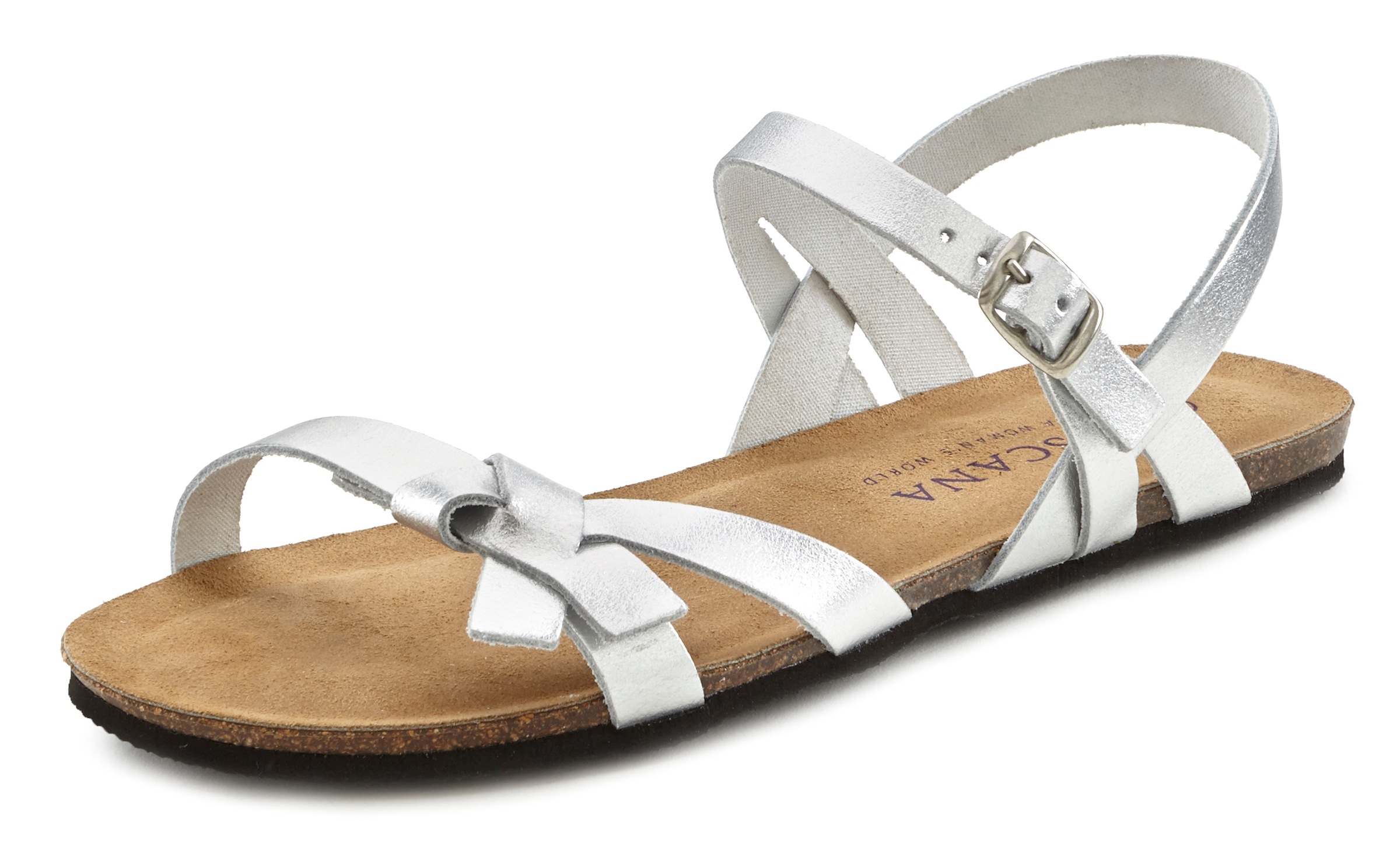 LASCANA Sandale »Sommerschuh«  Sandalette, Sommerschuh aus Leder
