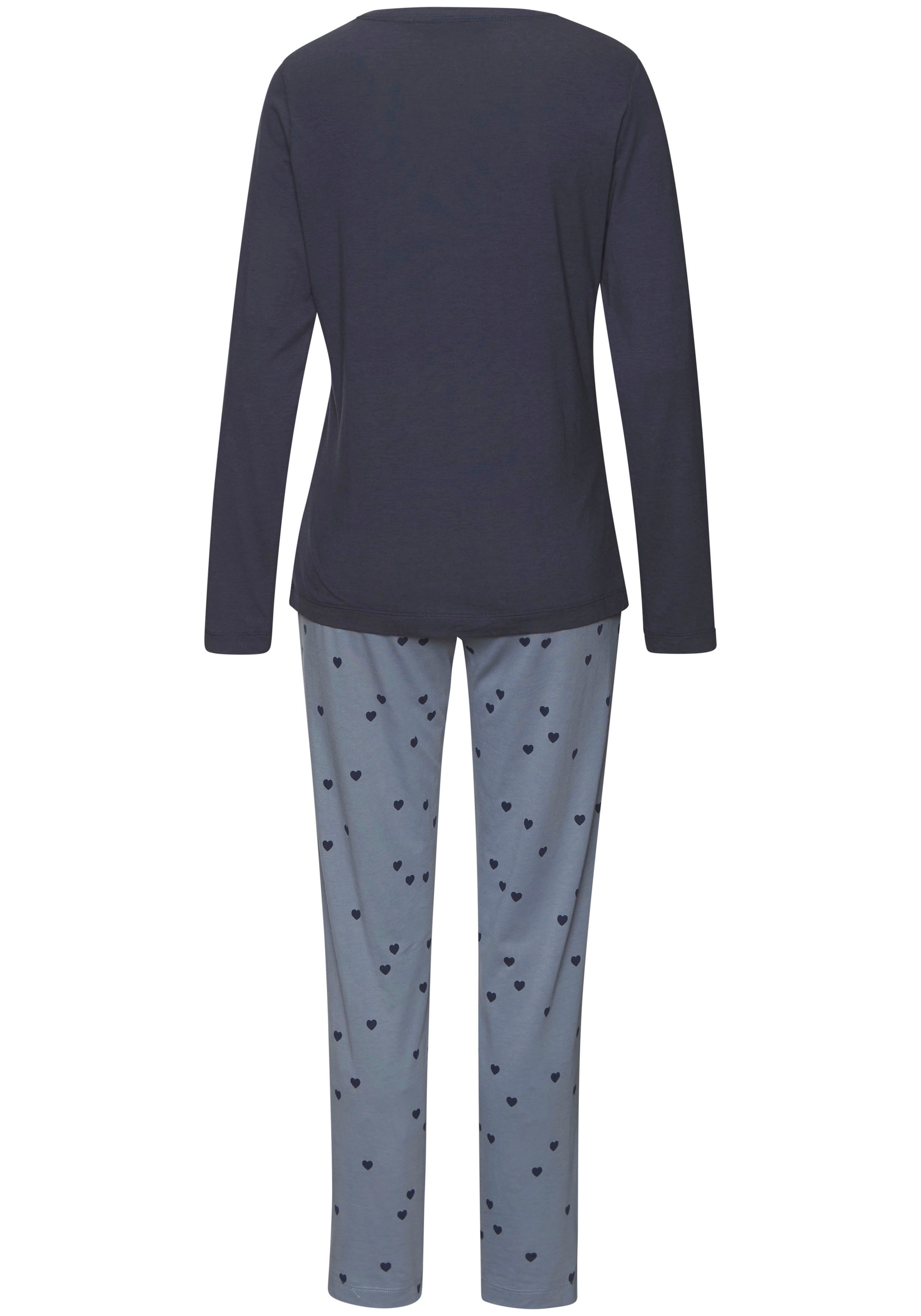 Vivance Dreams Pyjama 2 pièces mit süssem Schrift-Aufdruck