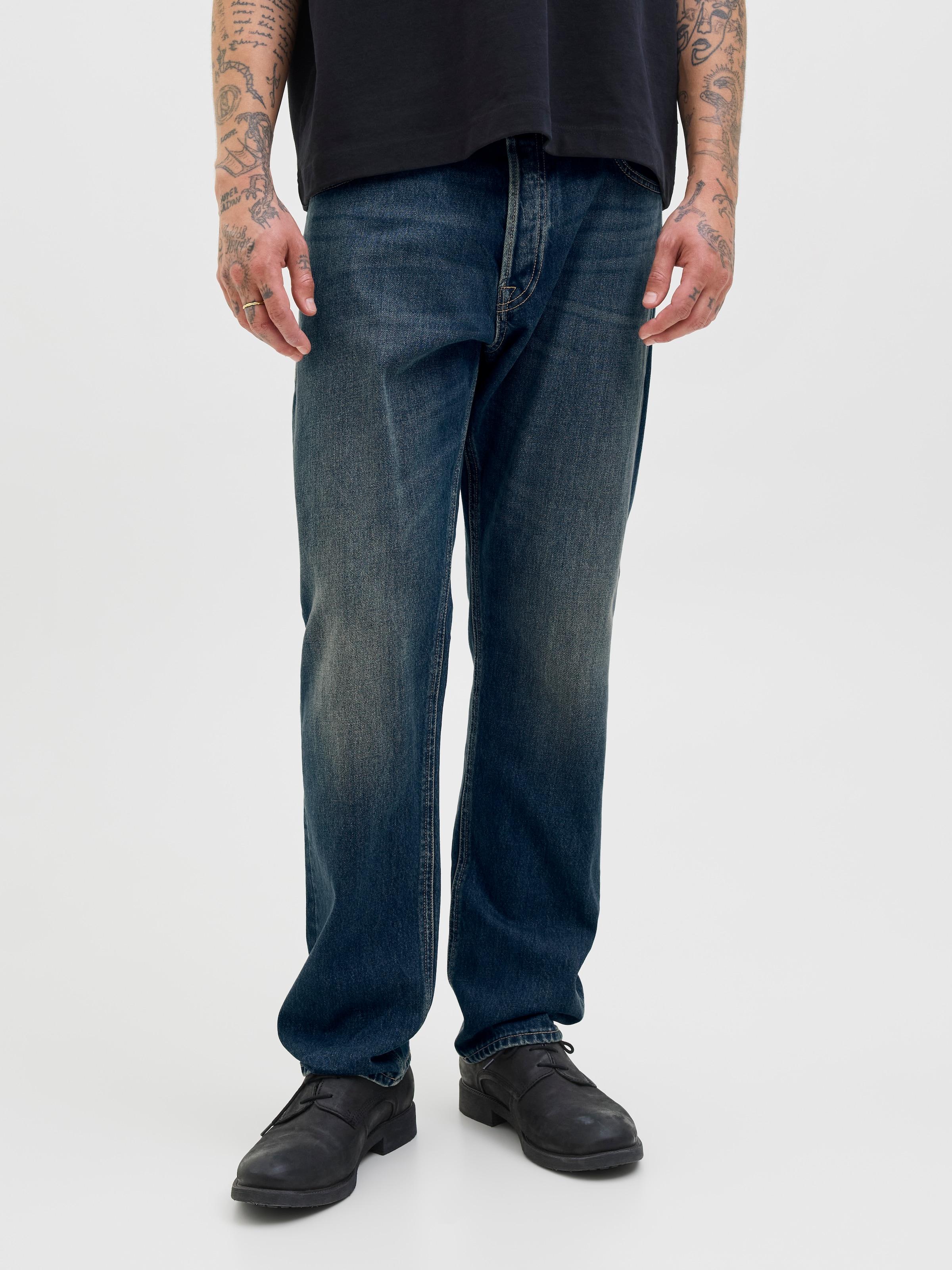 Image of Jack & Jones Loose-fit-Jeans "CHRIS JJORIGINAL" Baumwolle, loose fit
