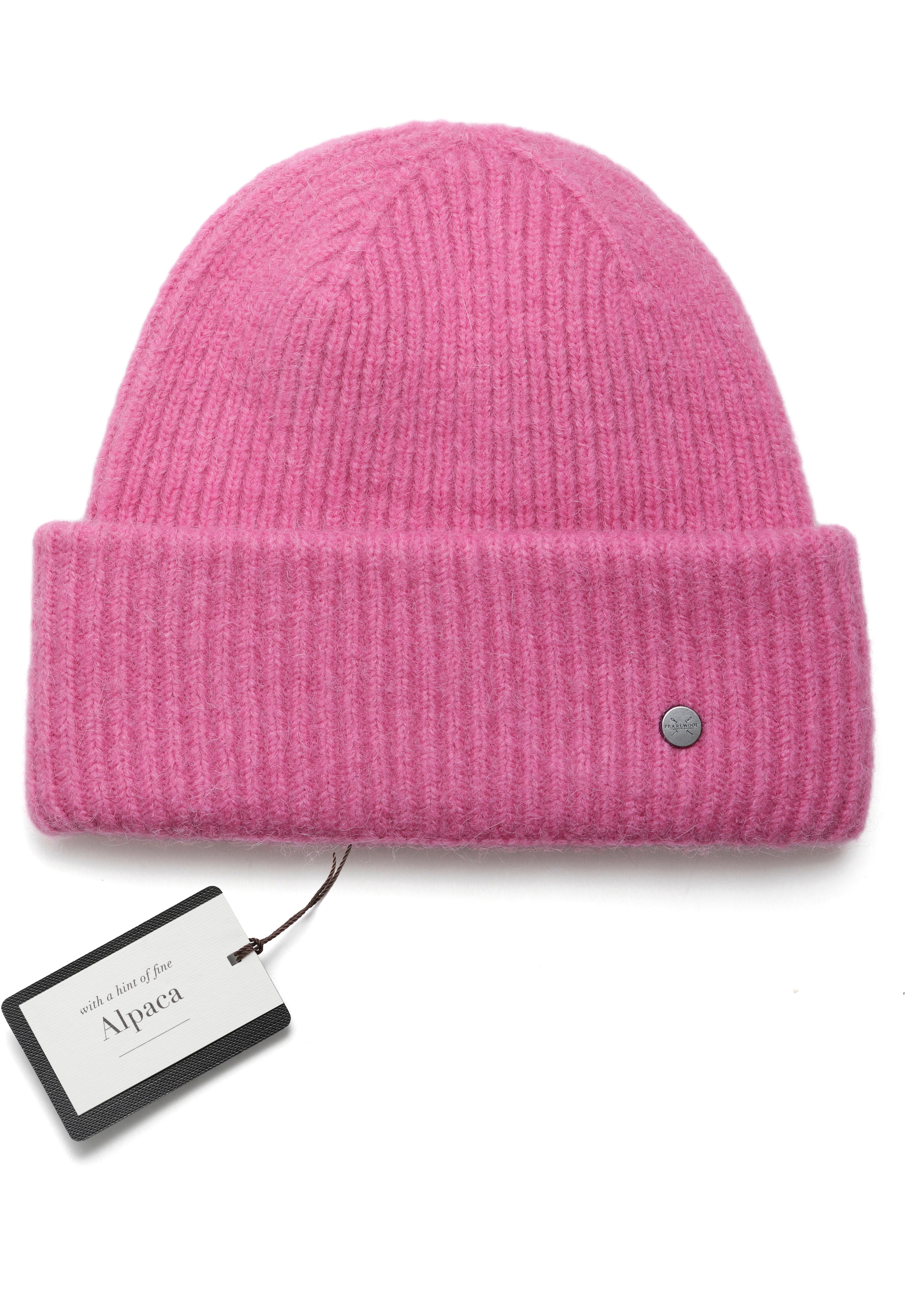 PEARLWOOD Bonnet tricoté »ZOE« Feinripp, wärmend, breiter Umschlag