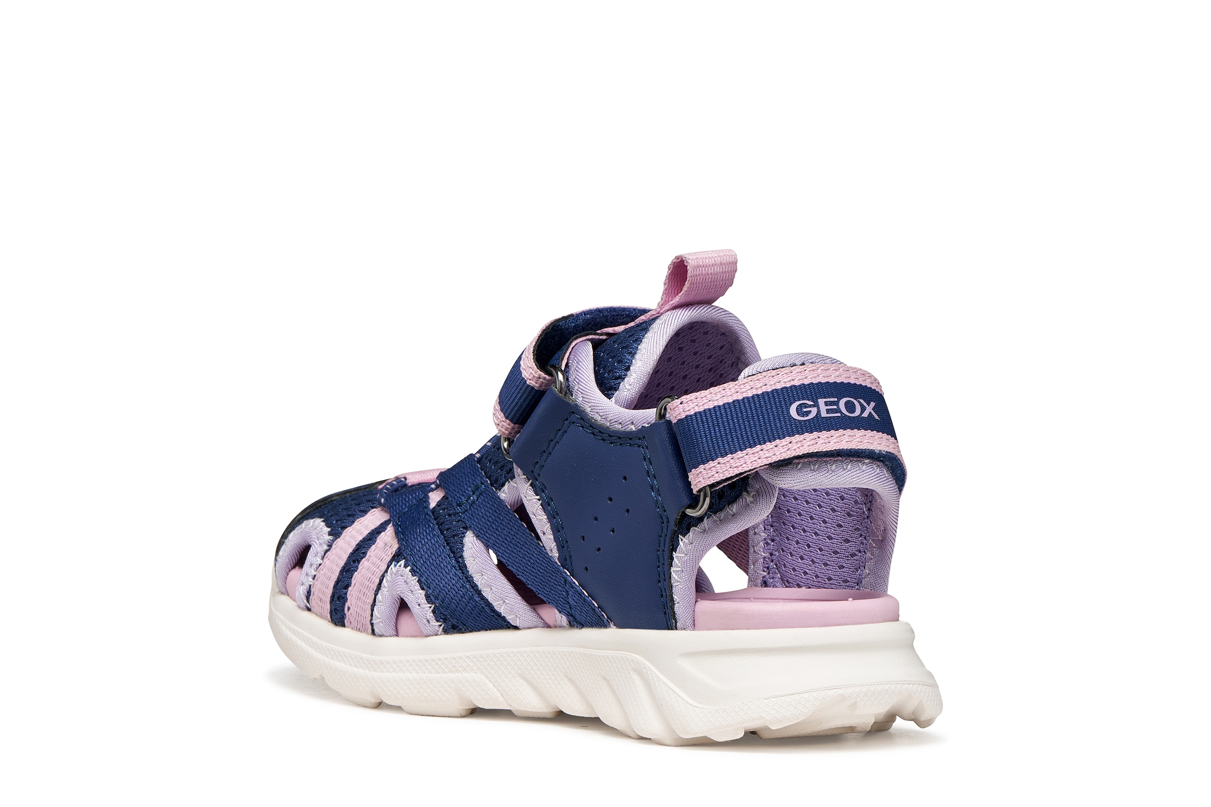 Geox Sandale »J SANDAL AIRADYUM GI«  mit Klettverschluss und Fersenriemen, Grössenschablone zum Download
