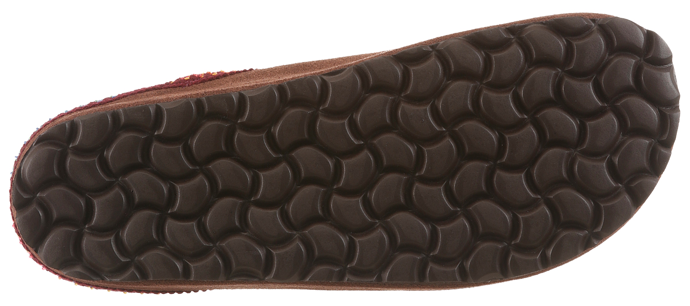 Aniston SHOES Sabot  chausson à enfiler, chausson d'intérieur avec surpiqûre colorée - NOUVELLE COLLECTION