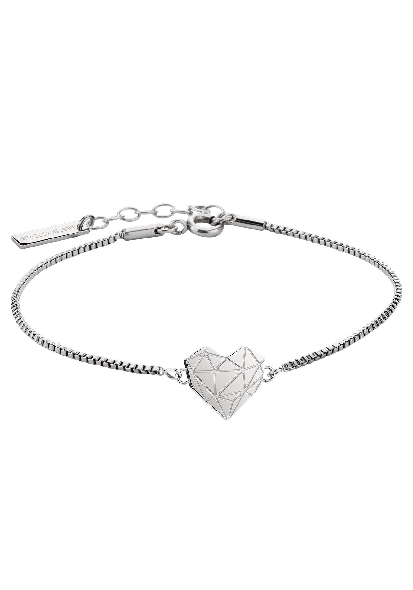 Image of Liebeskind Berlin Armband "Schmuck Geschenk Edelstahl Armkette Herz"