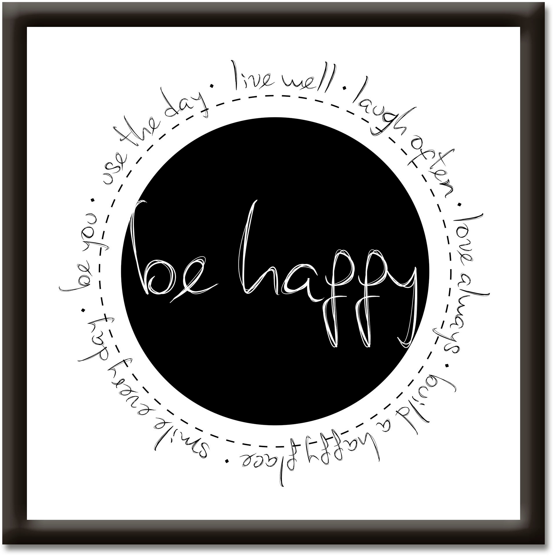 Image of Artland Wandbild »Fröhlich«, Sprüche & Texte, (1 St.) bei Ackermann Versand Schweiz