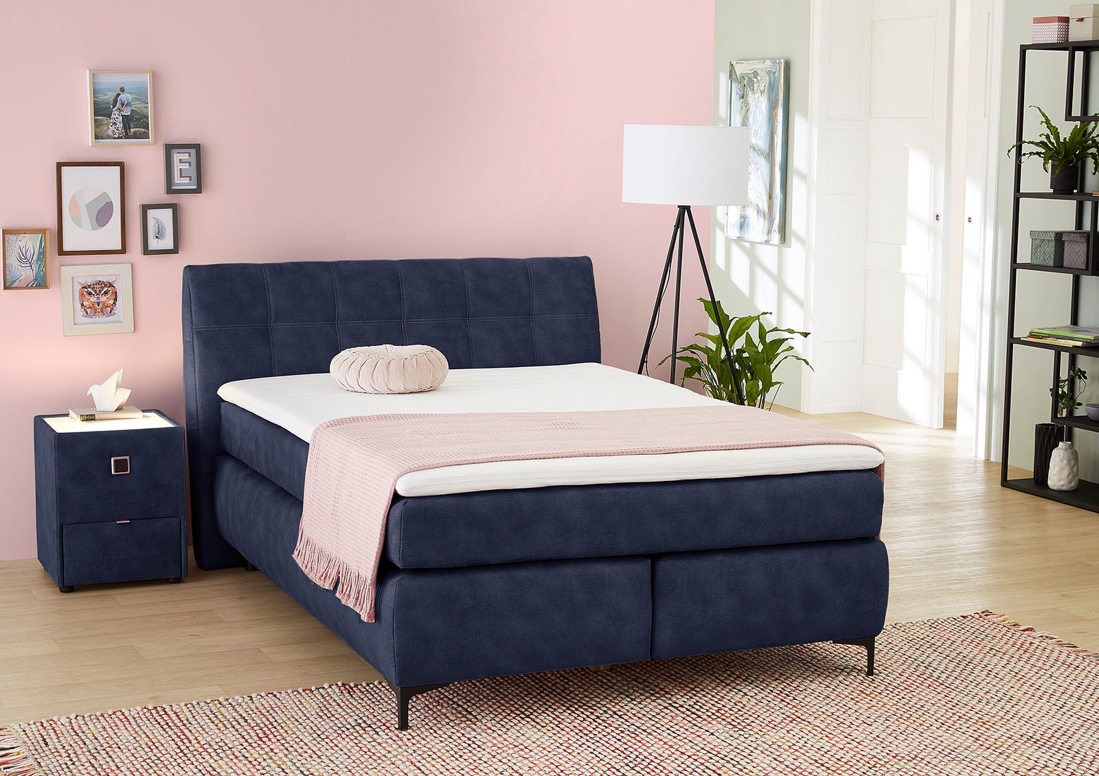 Image of Jockenhöfer Gruppe Boxspringbett "GITTA inkl. Bonell-Federkernmatratze" mit Topper