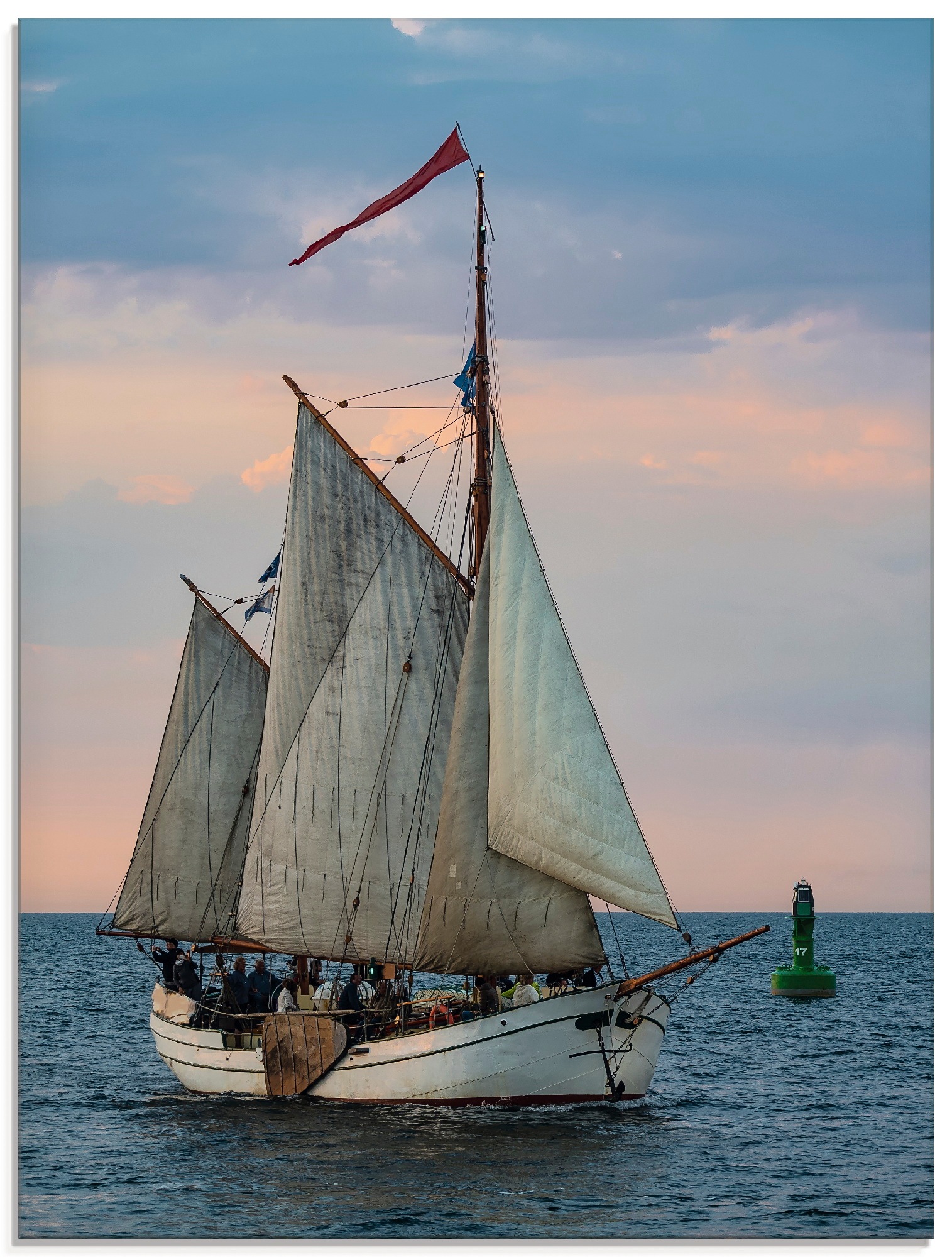 Image of Artland Glasbild »Segelschiff Hanse Sail in Rostock«, Boote & Schiffe, (1 St.) bei Ackermann Versand Schweiz