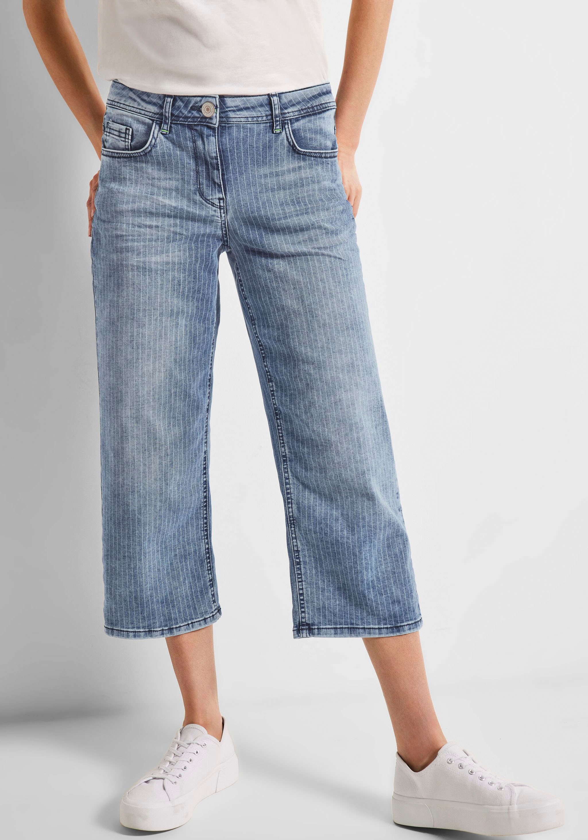 Cecil 3/4-Jeans, mit Streifenmuster versandkostenfrei auf