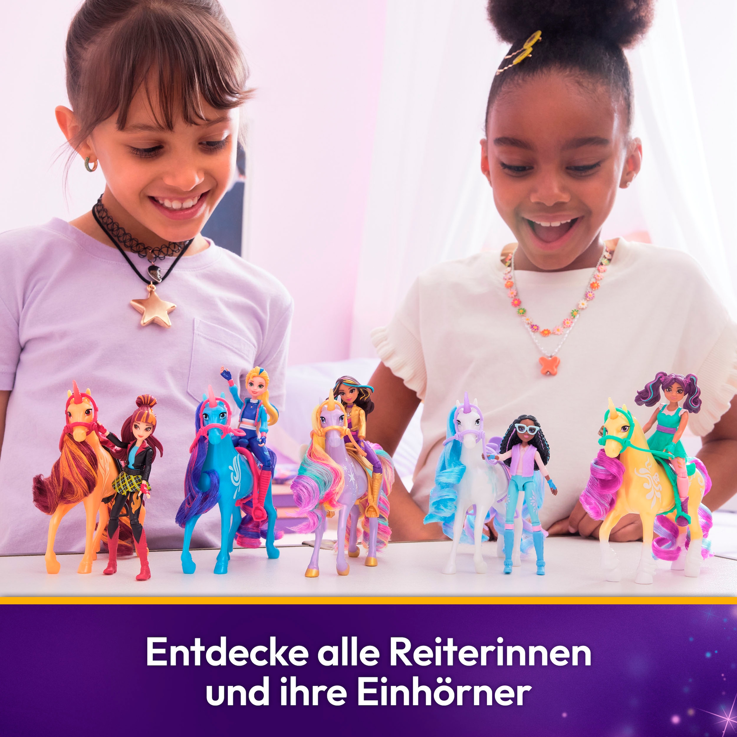 Spin Master Anziehpuppe »Unicorn Academy - Stall Spielset - Ava & Leaf«