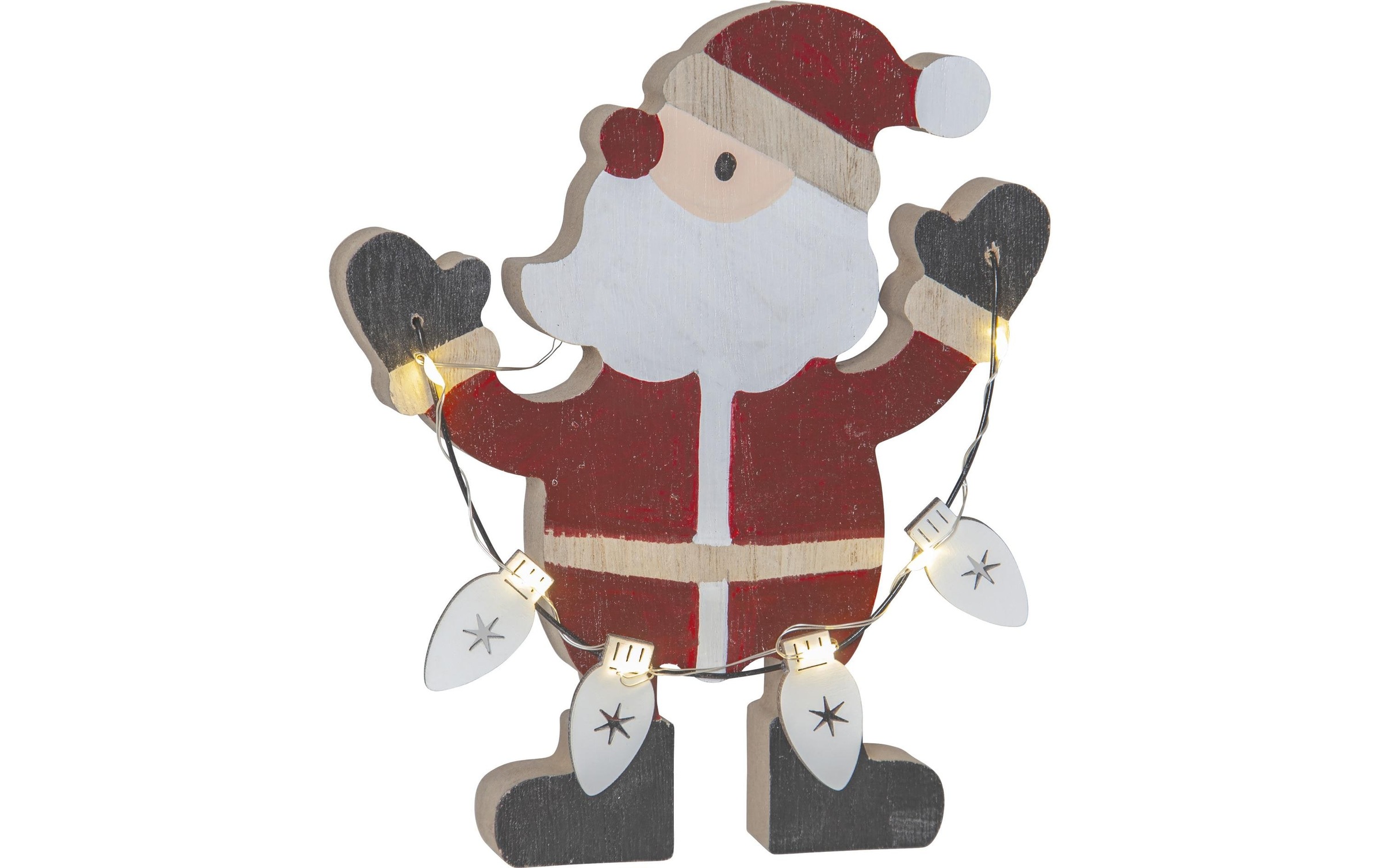 Image of Dekofigur "LED-Figur Weihnachtsmann Billy, 17 cm, Rot"