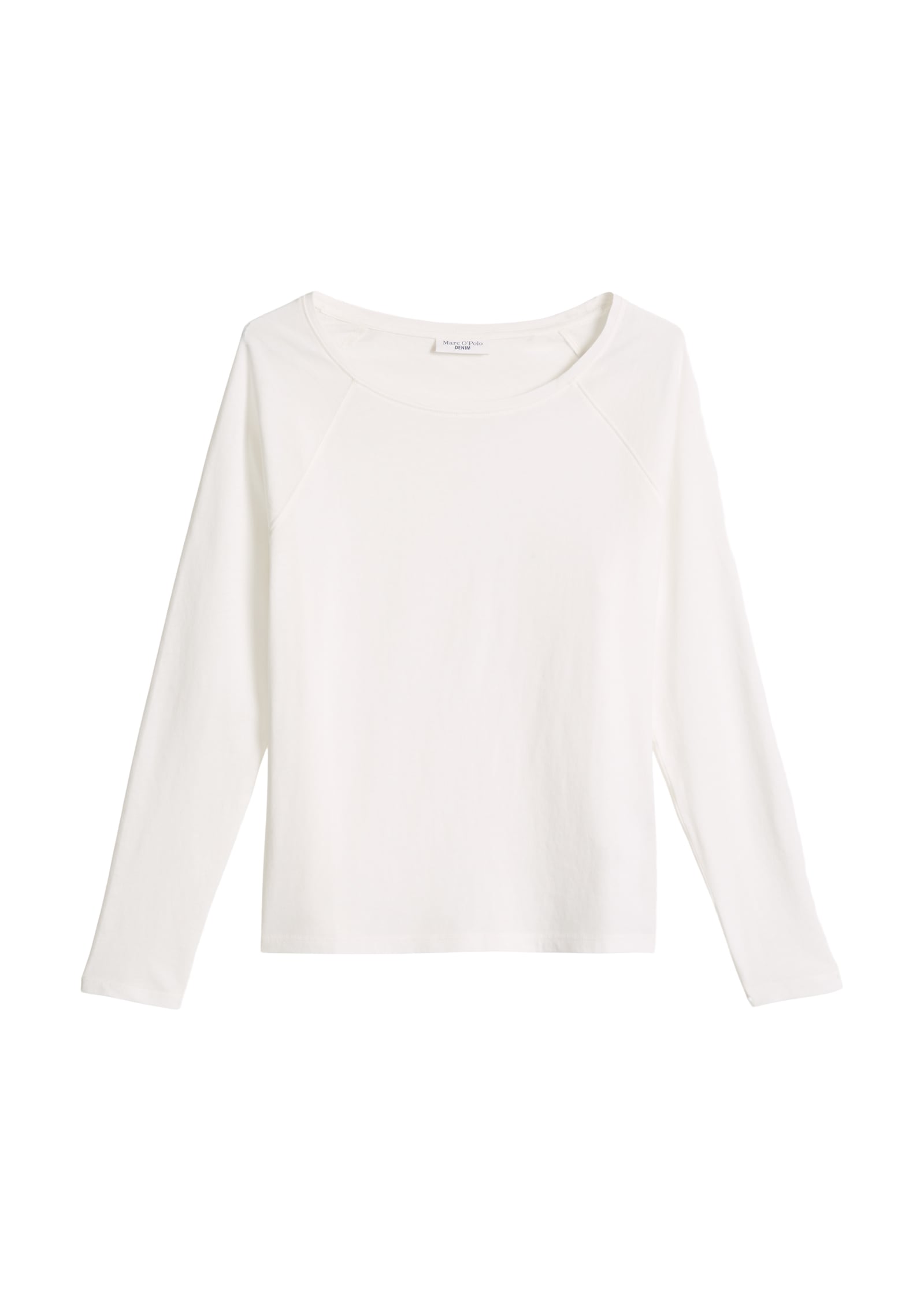 Marc O'Polo DENIM Longsleeve relaxed fit mit Raglan-Ärmeln, U-Boot-Ausschnitt